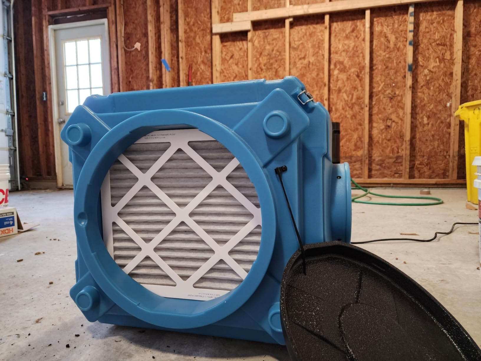 ALORAIR Air Scrubber with 3 Stage Filtration, Clean Shield Hepa 550, Blue | Stackable Negative Air Machine for Commercial, Heavy Duty Air Cleaner with MERV-10 Filter, HEPA Activated Carbon Filter customer photo 1