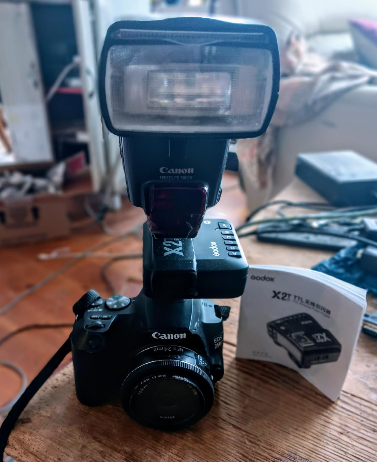 Godox X2T-C TTL Wireless Flash Trigger for Canon, 2.4G X System | Bluetooth Connection, 1/8000s HSS, 5 Group Buttons, Updated Control Wheel, Secure Hotshoe Lock and AF Assist Light customer photo 2