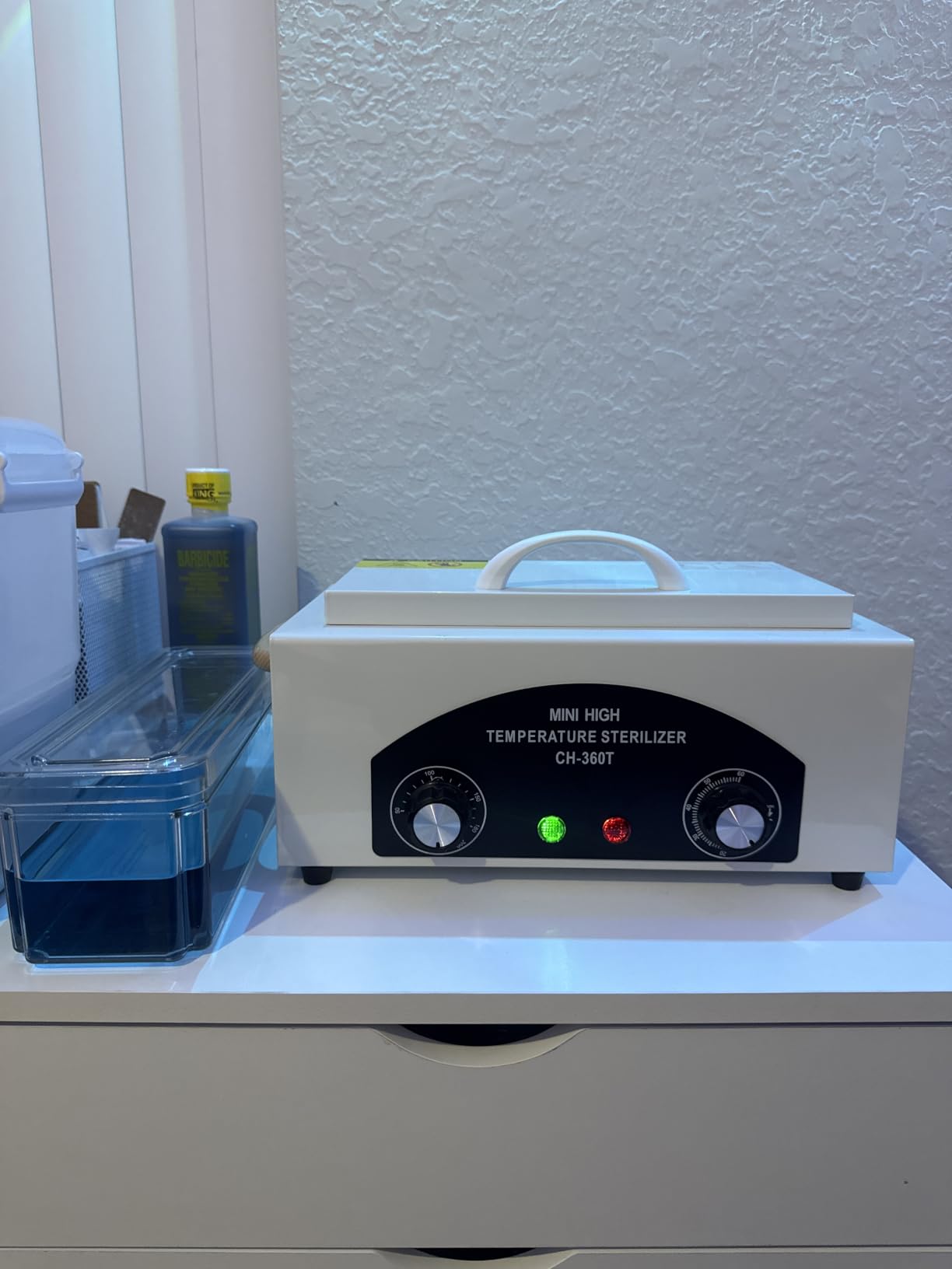 High Temperature Sterilizer Dry Heat Nail Tool Dental Tool Sterilizer 1.5L | Soiiw Autoclave Machine customer photo 1