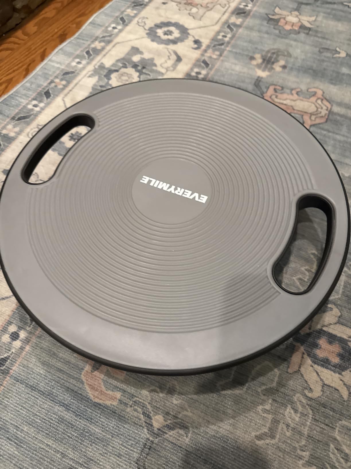 Wobble Exercise Balance Board, No-Skid Surface | Exercise Balance Stability Trainer, Portable Balance Board with Handle for Workout Trainer,No-Skid Surface,15.7