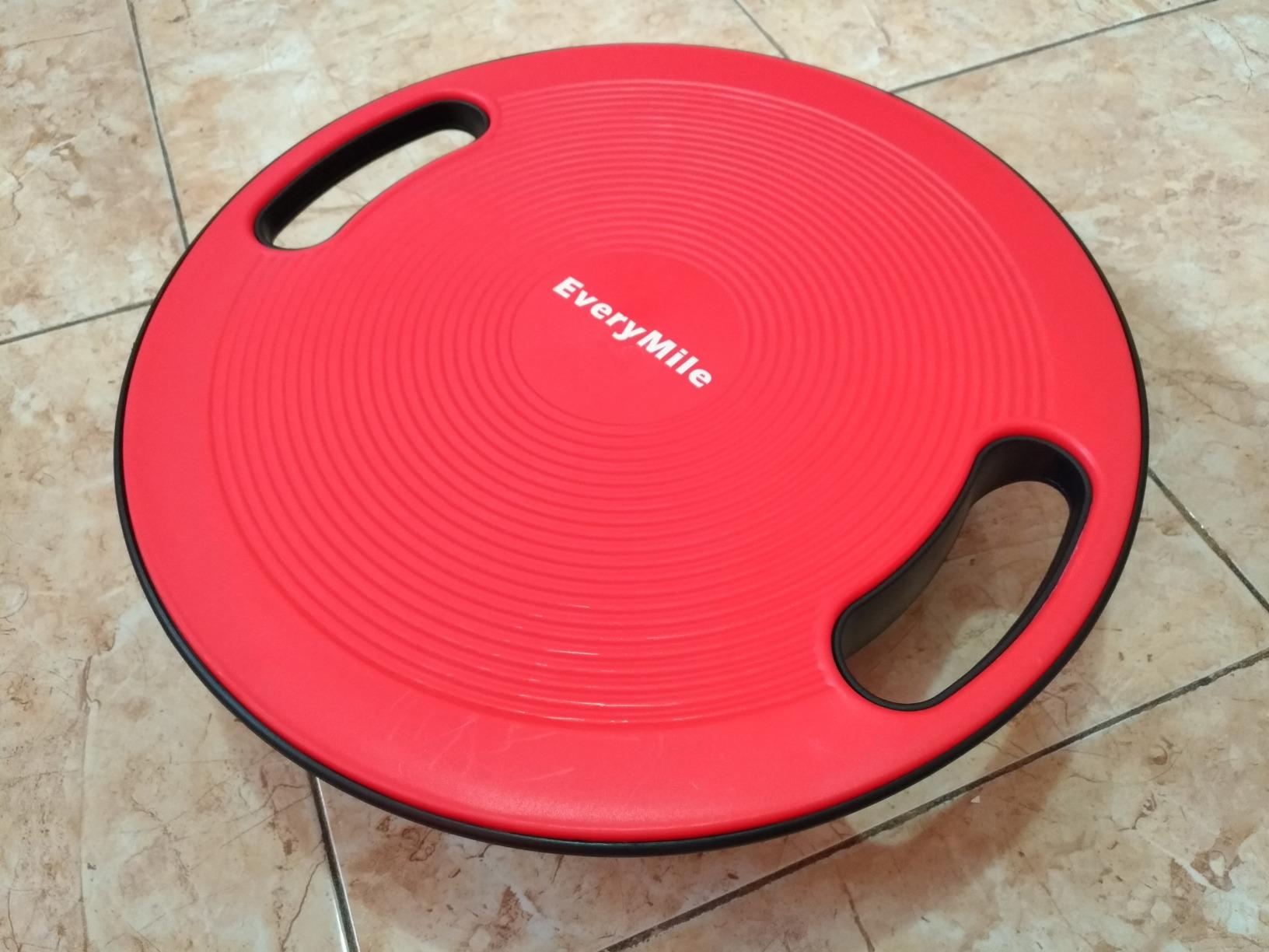 Wobble Exercise Balance Board, No-Skid Surface | Exercise Balance Stability Trainer, Portable Balance Board with Handle for Workout Trainer,No-Skid Surface,15.7