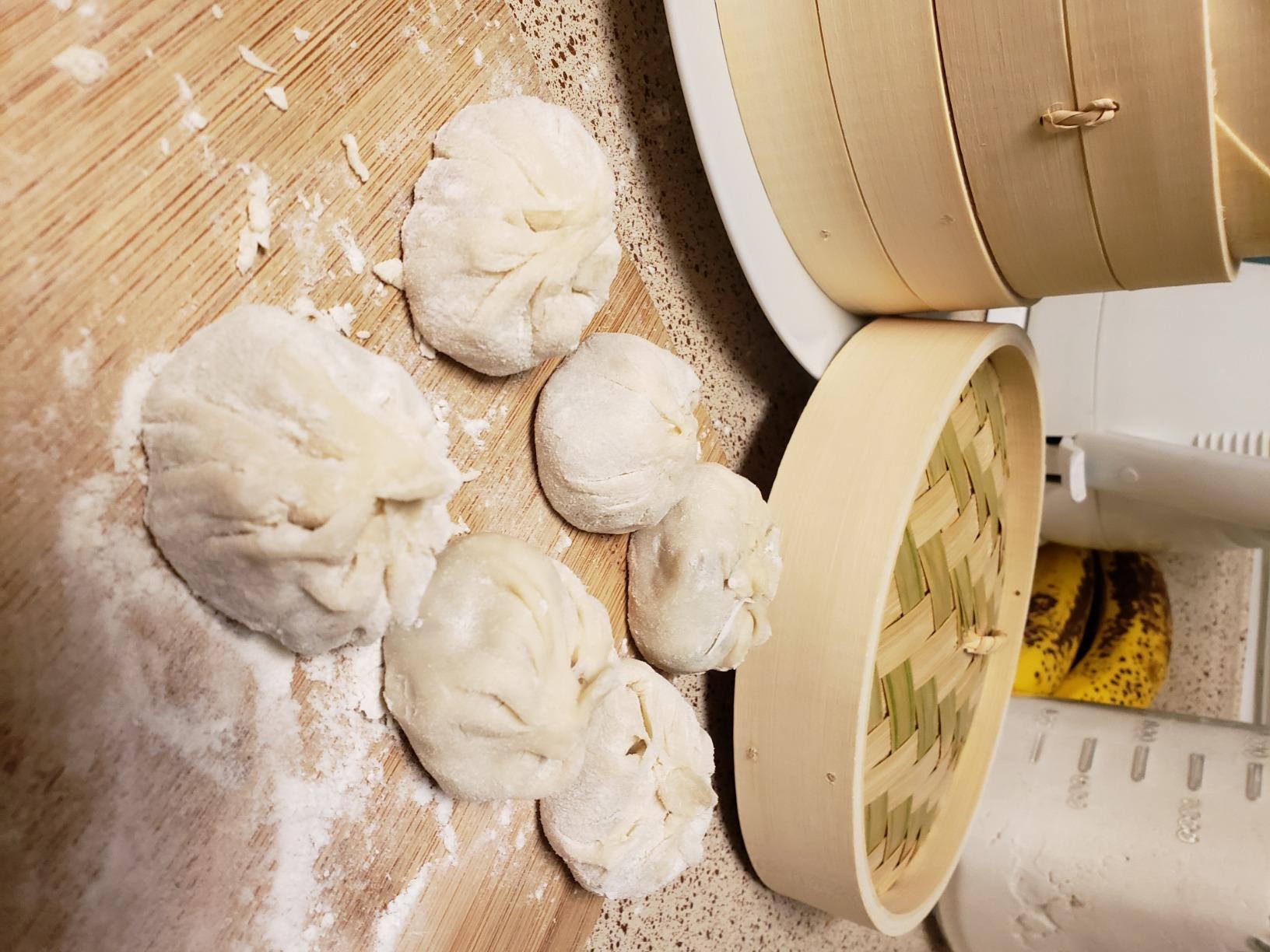 Cooking Gift Set Co. Bamboo Steamer Basket - 2 Tier Dumpling Kit, 6 Piece customer photo 2