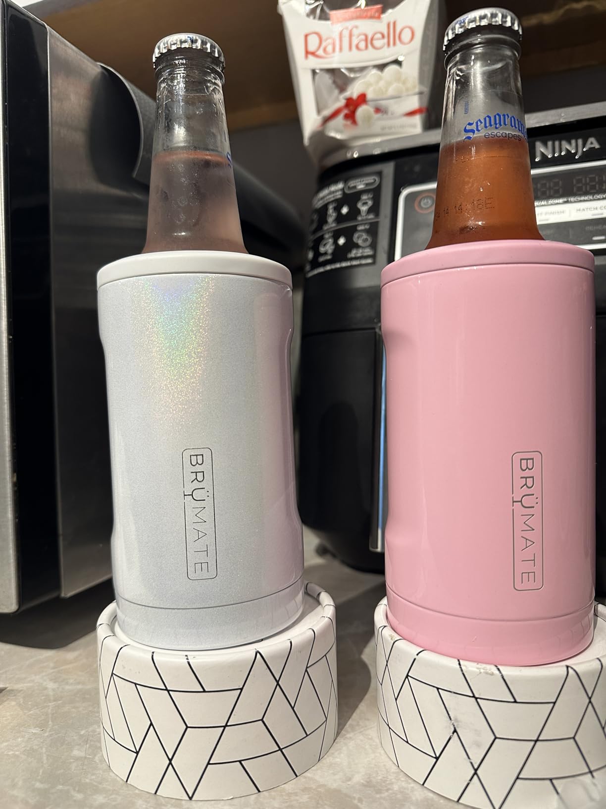 BruMate Hopsulator Bott'l Insulated Bottle Cooler for Standard 12oz Glass Bottles (Aqua) customer photo 2