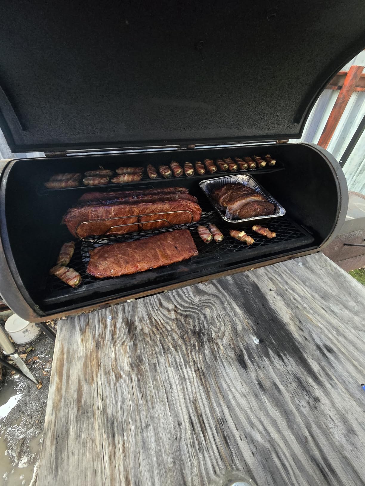 Extra Long Stainless Steel Rib Rack for Smoking and Grilling, Holds up to 3 Full Racks of Ribs, Fits 18