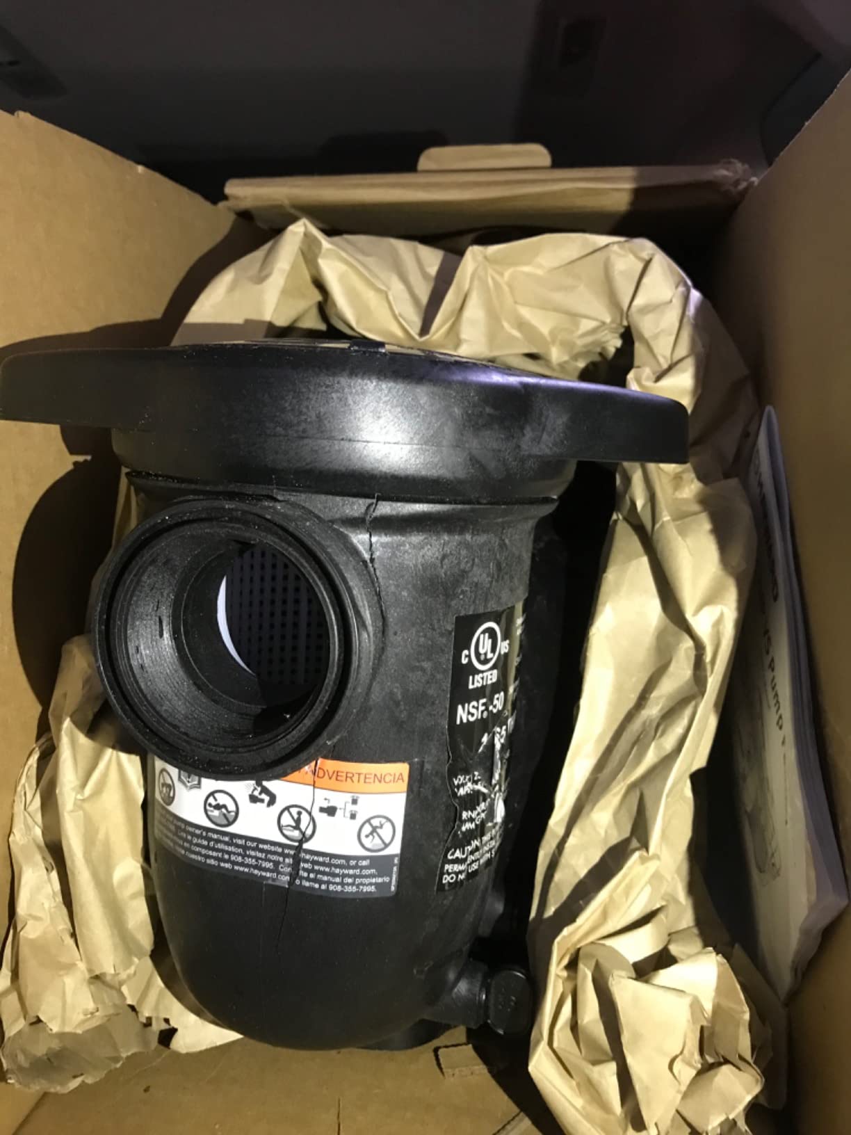 Hayward W3SP2303VSP MaxFlo VS Variable-Speed Pool Pump, Black customer photo 2