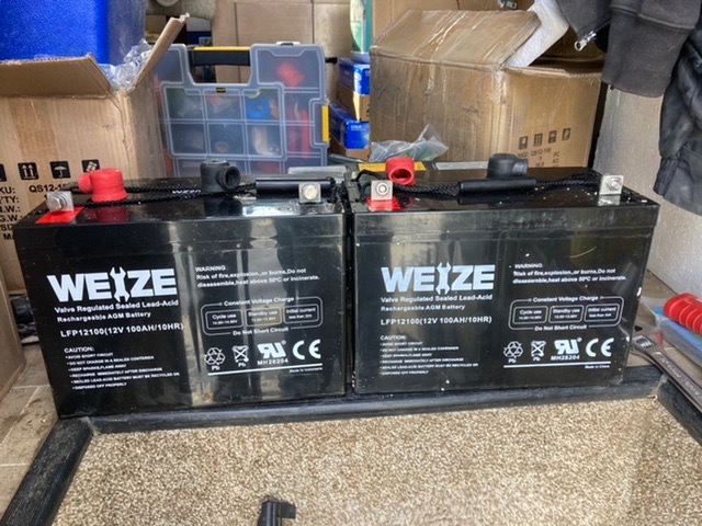 Weize Deep Cycle AGM 12 Volt 100Ah Battery, Maintenance-Free, 3% Self-Discharge Rate, 1150A Max Discharge Current, Perfect for RV, Solar, Trolling Motor, Wind, Marine, Camping and Off-Grid System customer photo 2