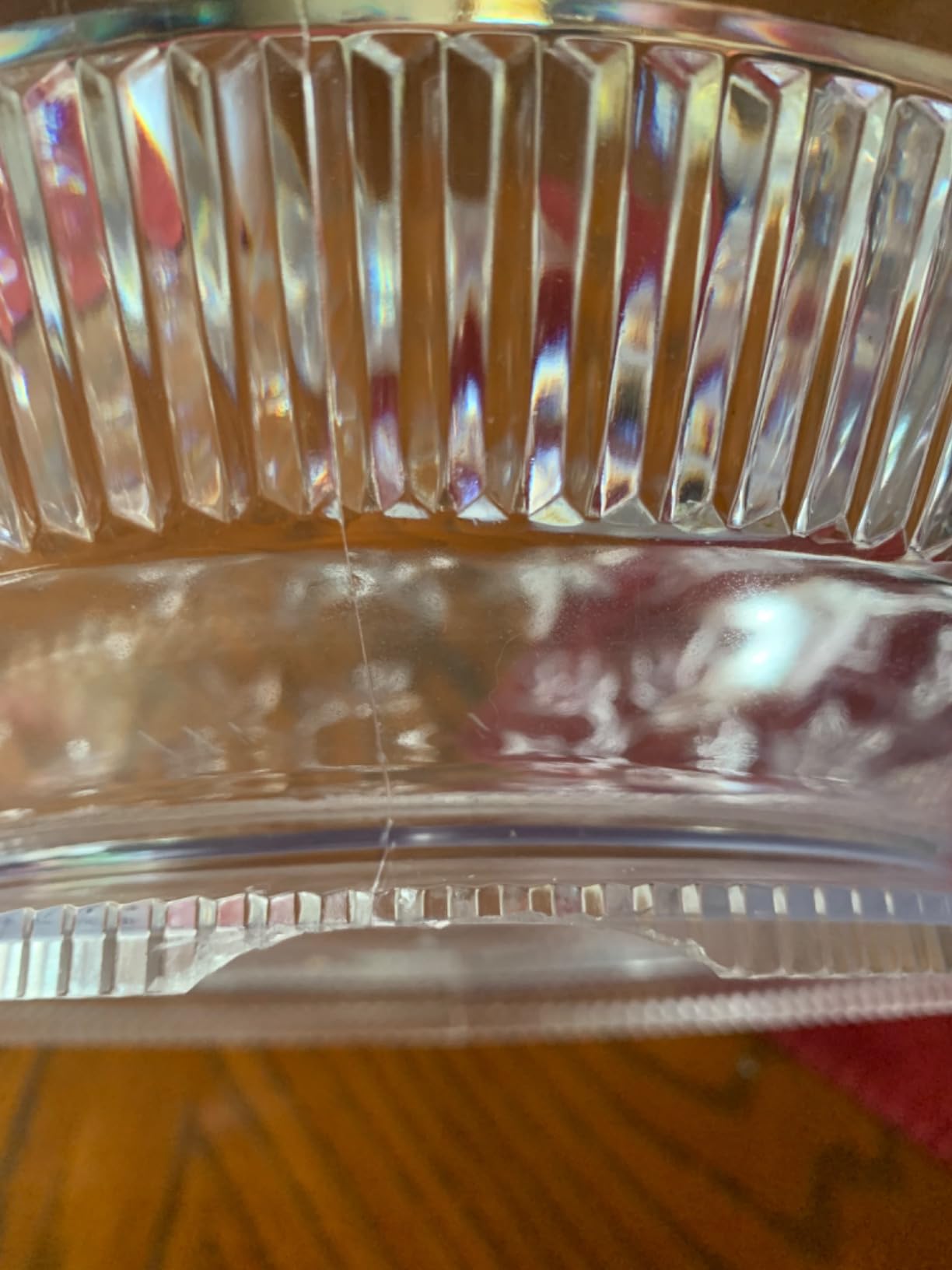 Party Essentials 12-Quart (3-Gallon) Clear Plastic Punch Bowl with Ladle - Hard Plastic Embossed Floral Design - Large Punch Bowl for Party, Wedding, Egg Nog, Salad, Snacks, or Treats customer photo 1
