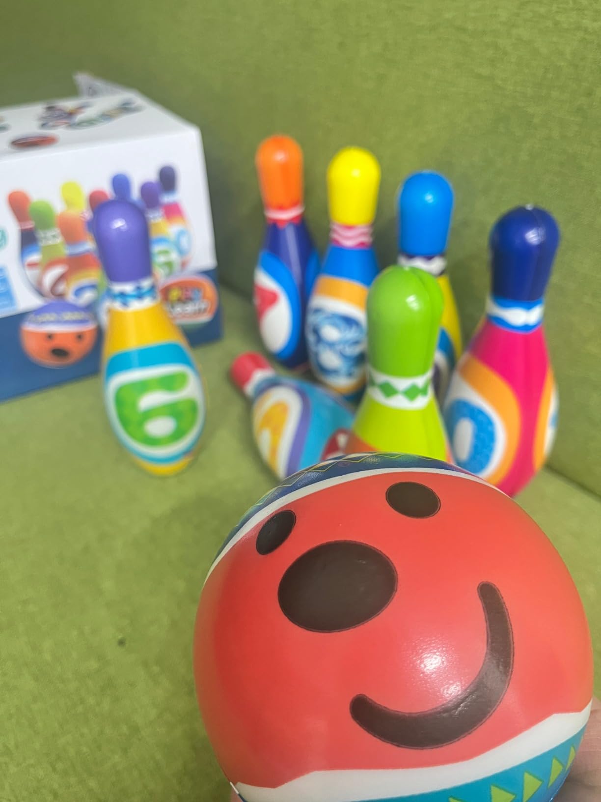 iPlay, iLearn Kids Bowling Ball Toys Set, Toddler Indoor Outdoor Play Games customer photo 1