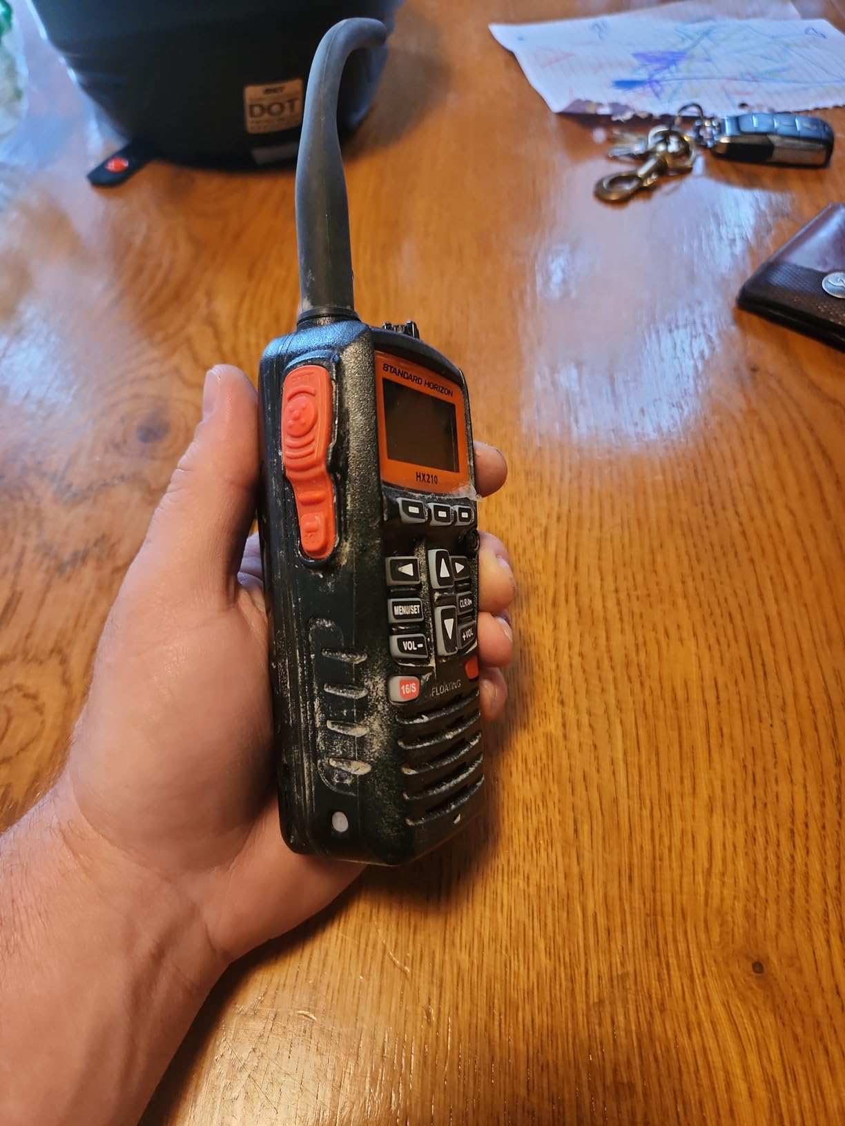Standard Horizon HX210 6W Floating Handheld Marine VHF Transceiver customer photo 1