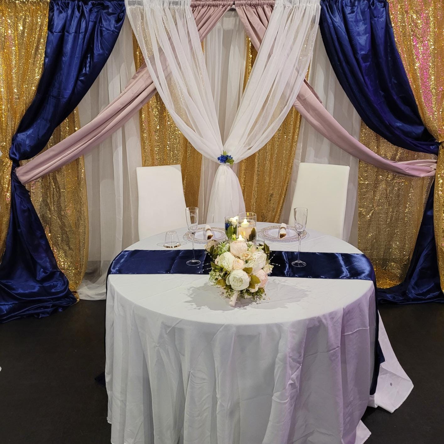 EMART Heavy Duty Backdrop Stand, 10x20FT Back Drop Stand for Party Decorate | Photo Backdrop Stand with 300 Degree Angle Rotatable Connector, 8 Spring Clamps, Banner Stand for Photography Studio, Parties, Wedding customer photo 2