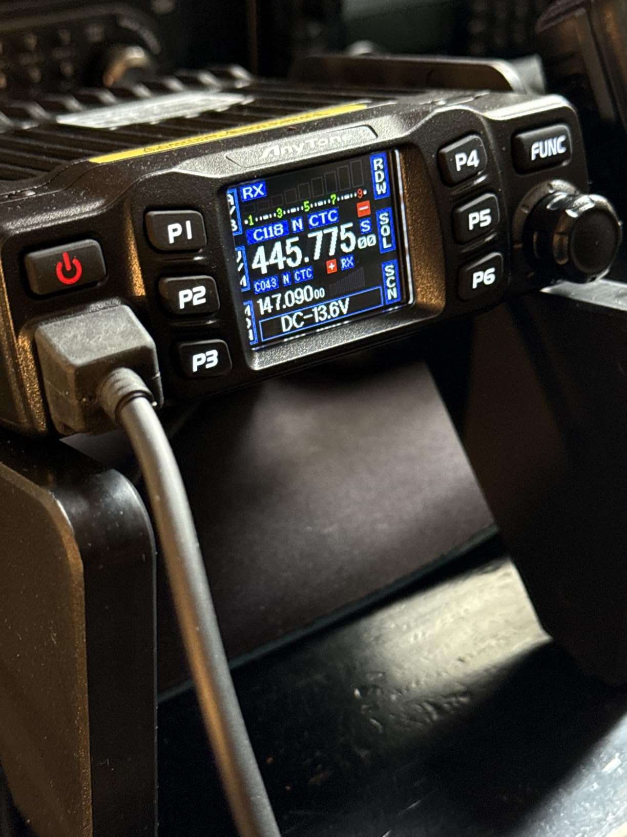 AnyTone AT-778UVII Transceiver Mobile Radio Dual Band 25W VHF/UHF VOX Vehicle Car Radio customer photo 2