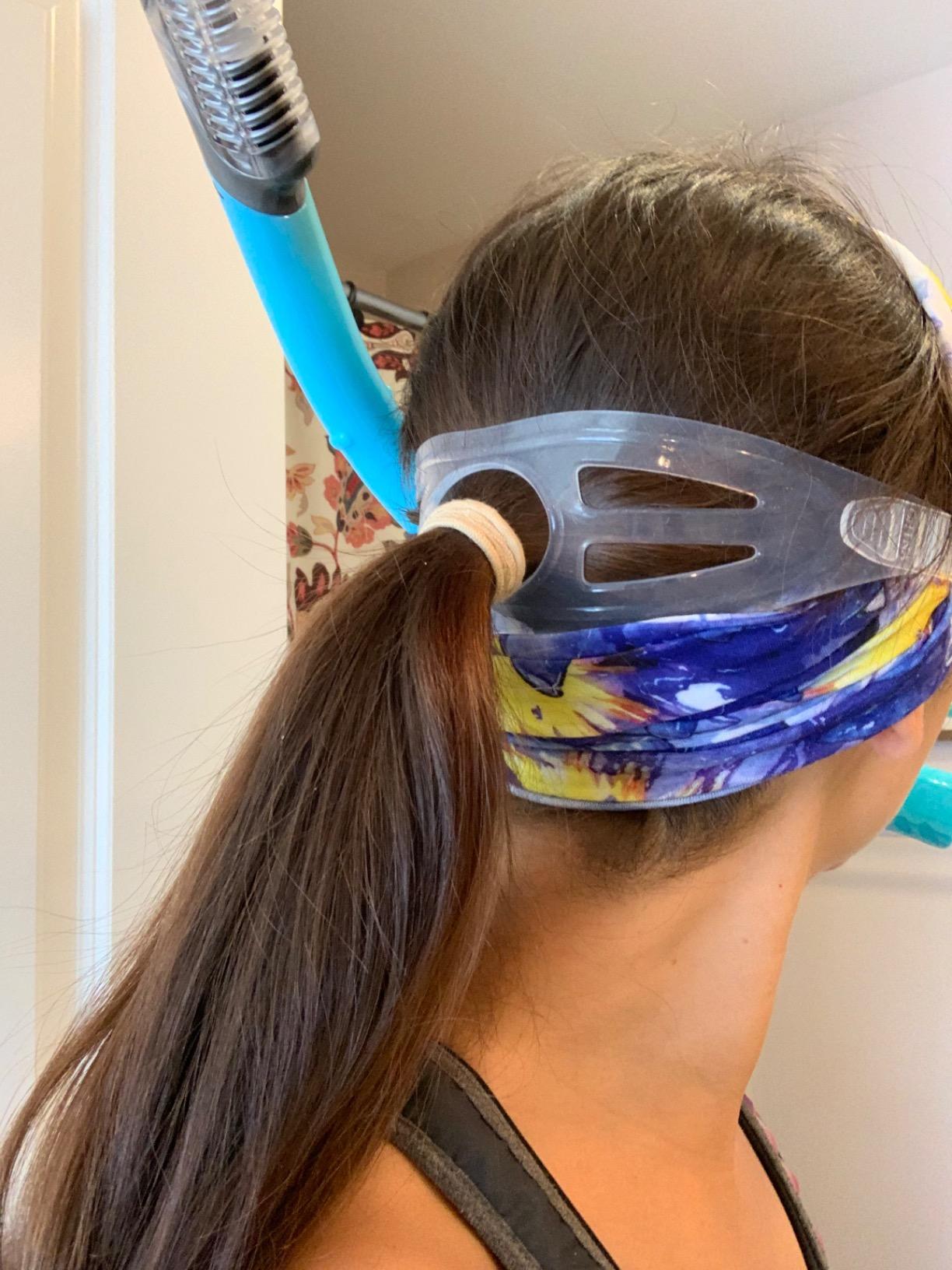 ZEEPORTE Mask Fin Snorkel Set, Travel Size Snorkeling Gear for Adults with Panoramic View Anti-Fog Mask, Trek Fins, Dry Top Snorkel and Gear Bag for Swimming Training, Snorkeling Kit Diving Packages customer photo 2