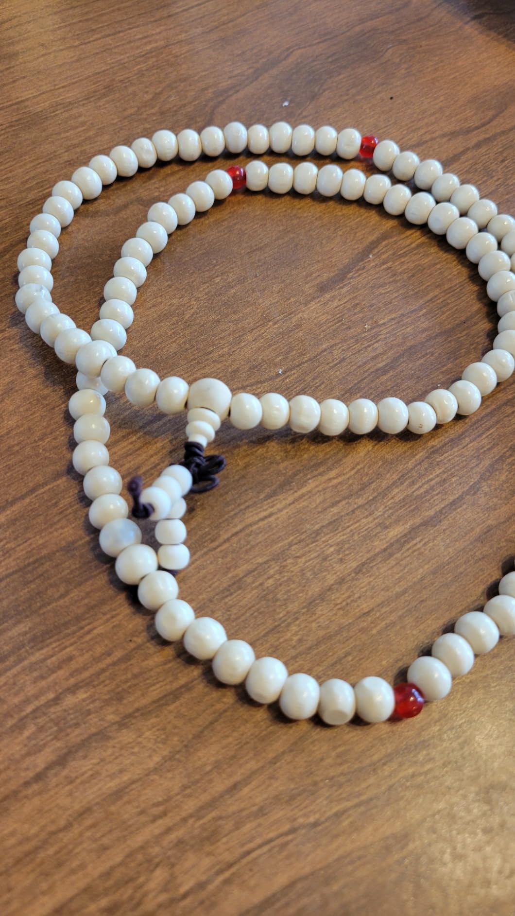 108 Mala Bead Bracelets 8MM Buddhist Prayer Sandalwood Wood Beaded Bracelet | Strand Necklace Elastic Handmade Multilayer Tibetan Buddha Link Wrist Bracelets Meditation Necklace Chain 12Pcs customer photo 2