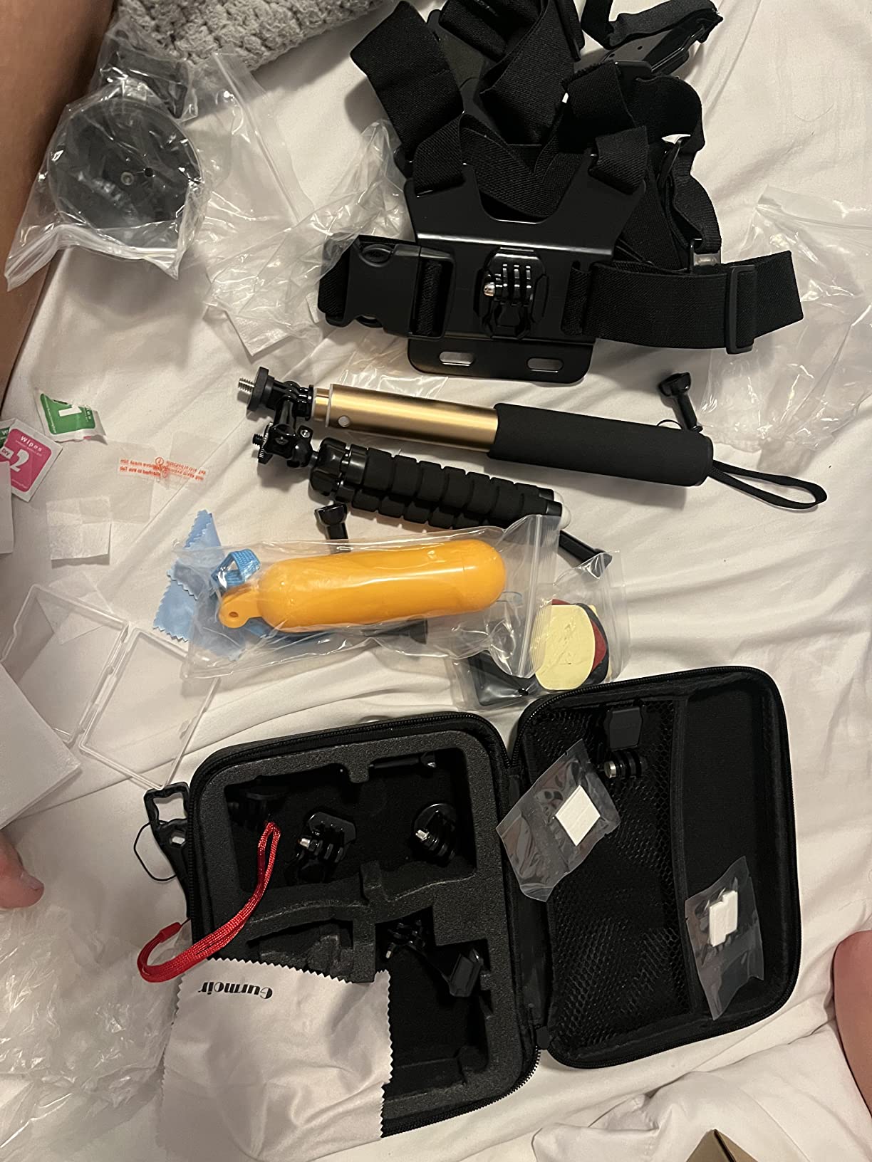 Accessory Pack for GoPro Hero 13 12 11 10 9 Black(DT06) | Top 10 Full Essential Accessories Kit with Waterproof Protective Housing Case for Go Pro 13 12 11 10 9 Camera customer photo 1