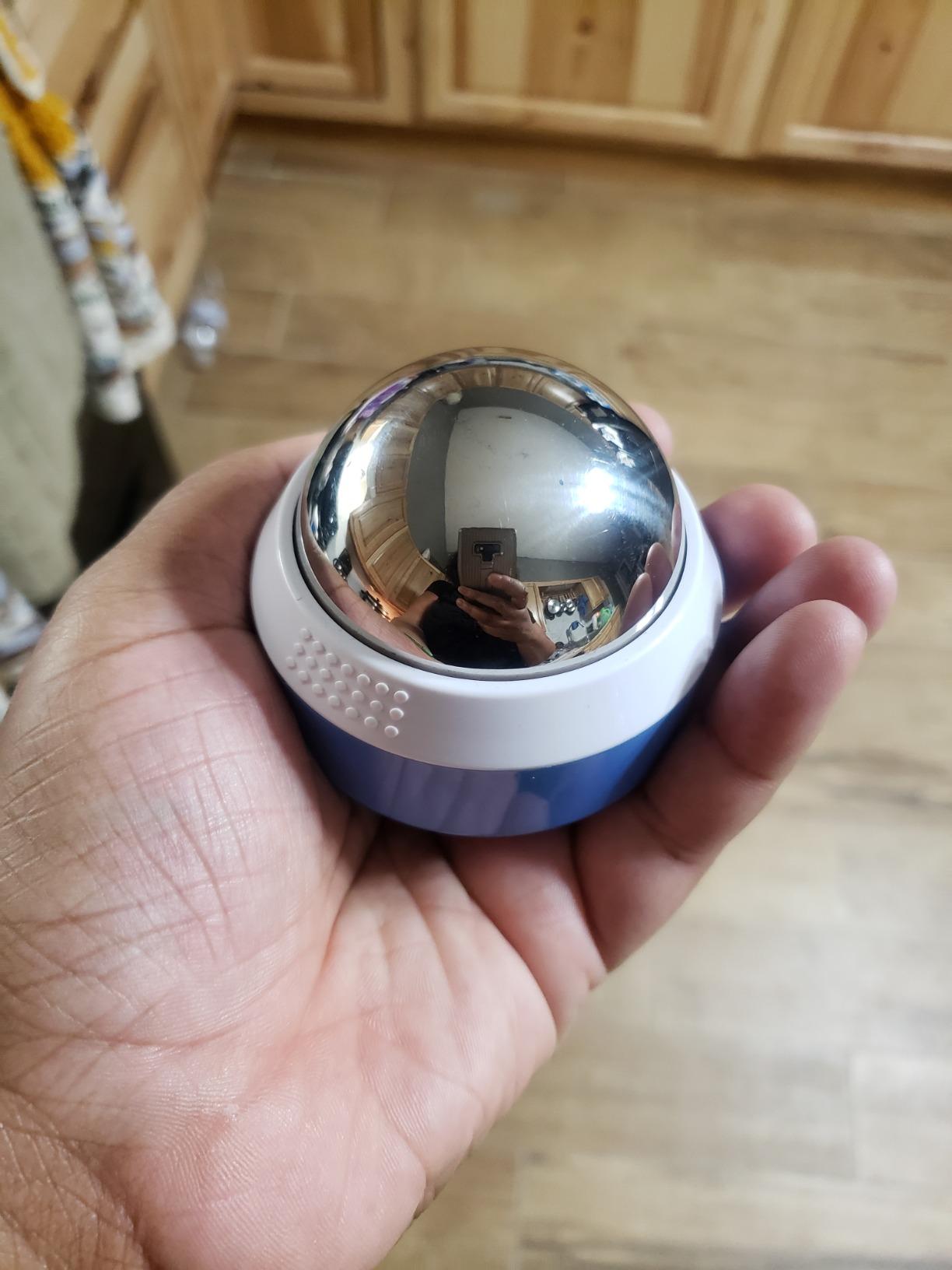 iECO Cold Massage Roller Ball - Ice Roller Ball for Muscles Deep Tissue, Cold & Heat Therapy, Plantar Fasciitis Roller customer photo 2