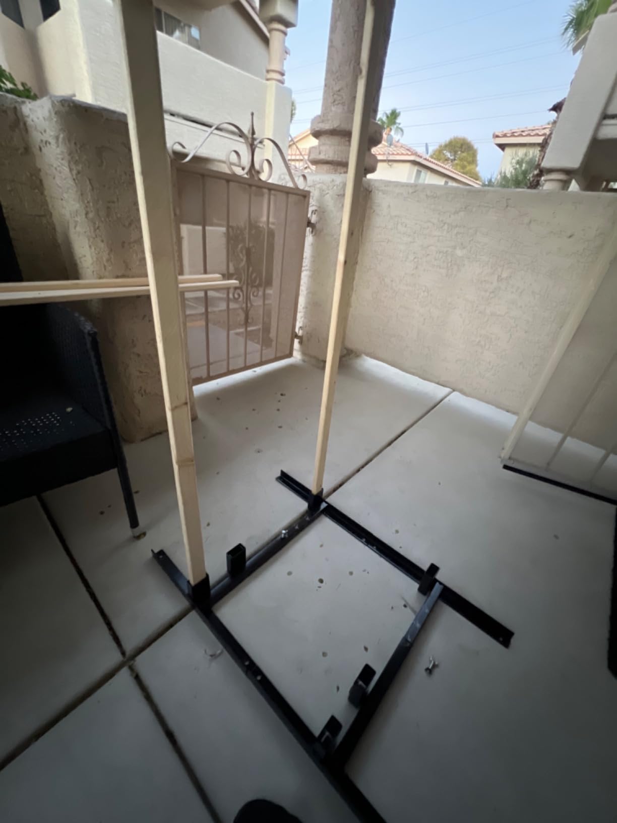 Highwild Adjustable Target Stand Base for Paper Shooting Cardboard Silhouette H Shape Stand Base for Shooting Range 1x2 Wooden Target Station Setup - 2 Pack customer photo 1