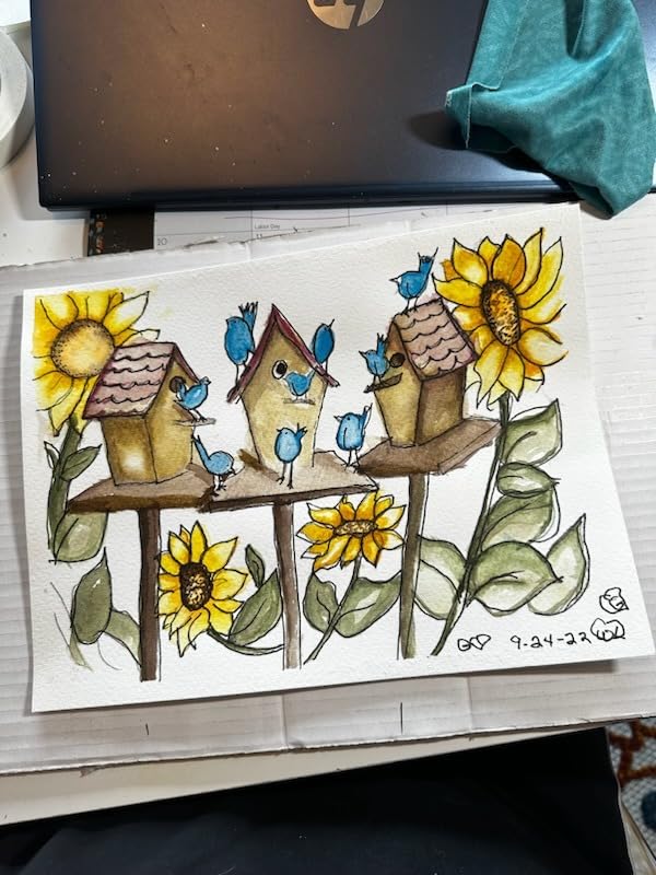 DANIEL SMITH Watercolor, 5ml tubes, Jean Haines Master Artist Set 10 Watercolor Tubes (total 10 pieces) 285610223, 0.17 Fl Oz (Pack of 10) customer photo 2