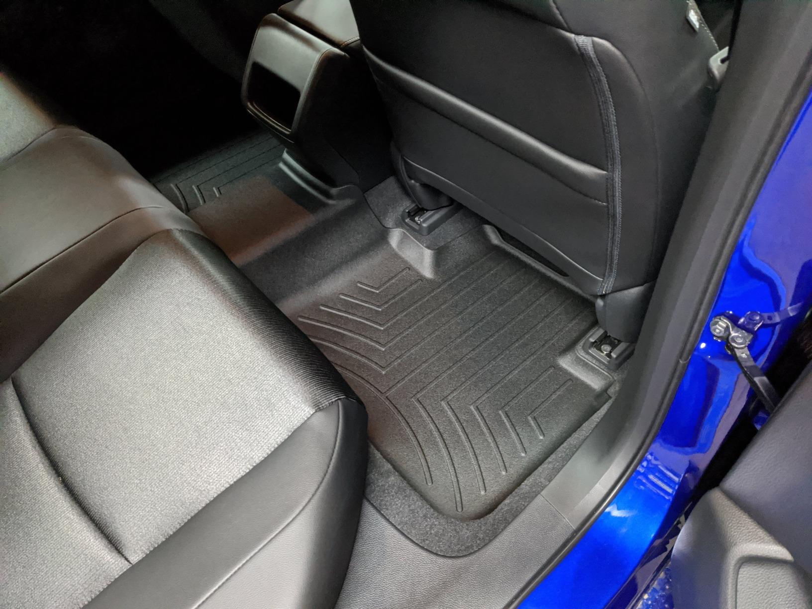 WeatherTech Custom Fit FloorLiners for Honda Accord Hybrid, Accord, 1st & 2nd Row (441264-1-2), Black customer photo 2