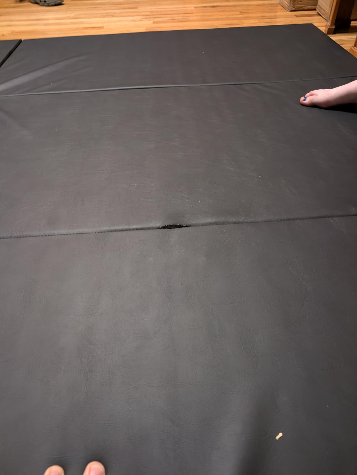 RitFit Upgraded Folding Exercise Mat, 2 Inch Thick Gymnastics Mat | Tumble Mat with Carrying Handles for Yoga, MMA, Stretching, Core Workouts and Home Gym Protective Flooring customer photo 2