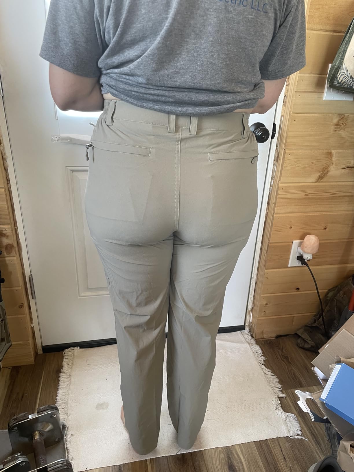 Women's Quick Dry Hiking Pants with 6 Pockets, Lightweight customer photo 1