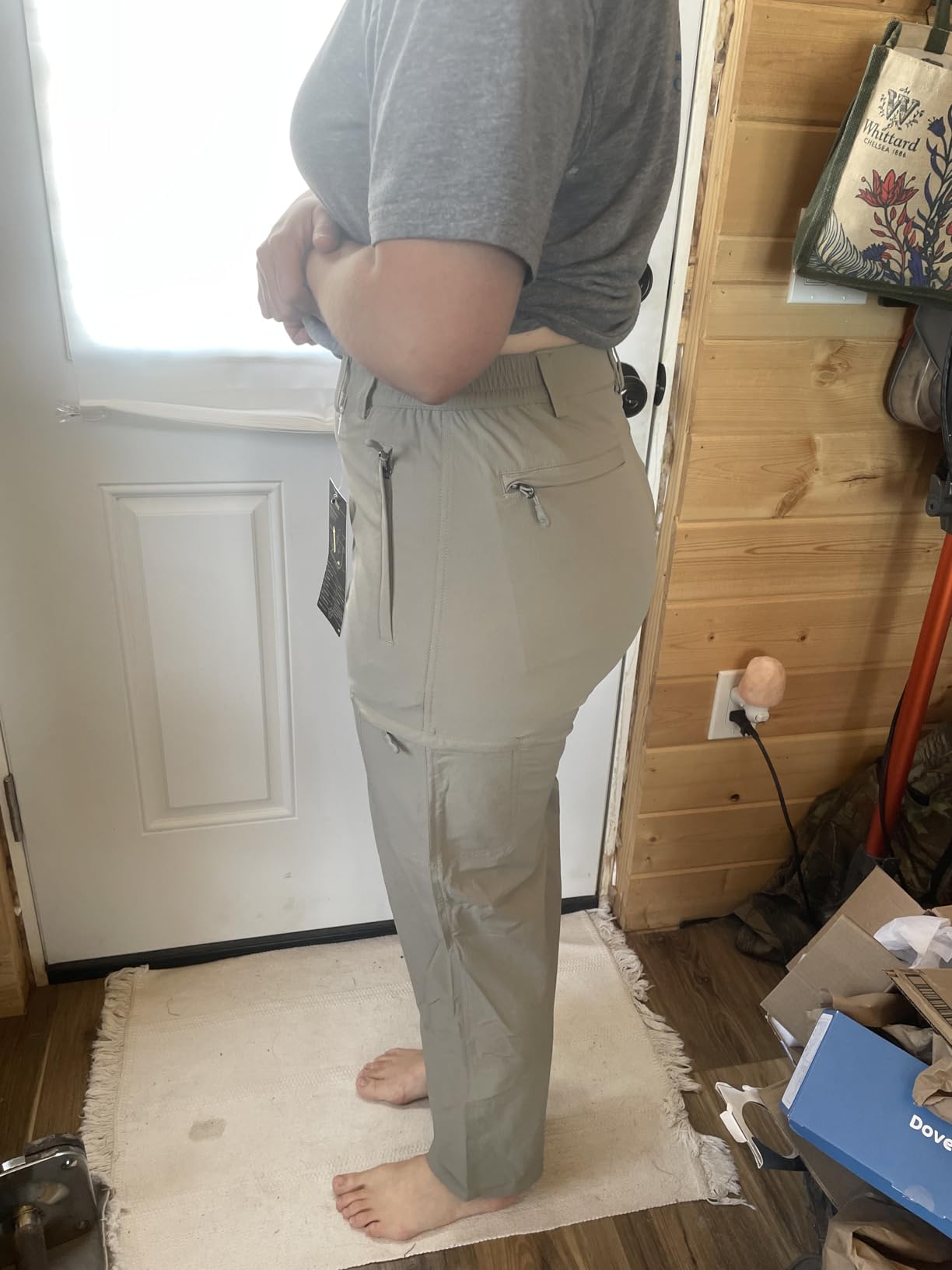 Women's Quick Dry Hiking Pants with 6 Pockets, Lightweight customer photo 2