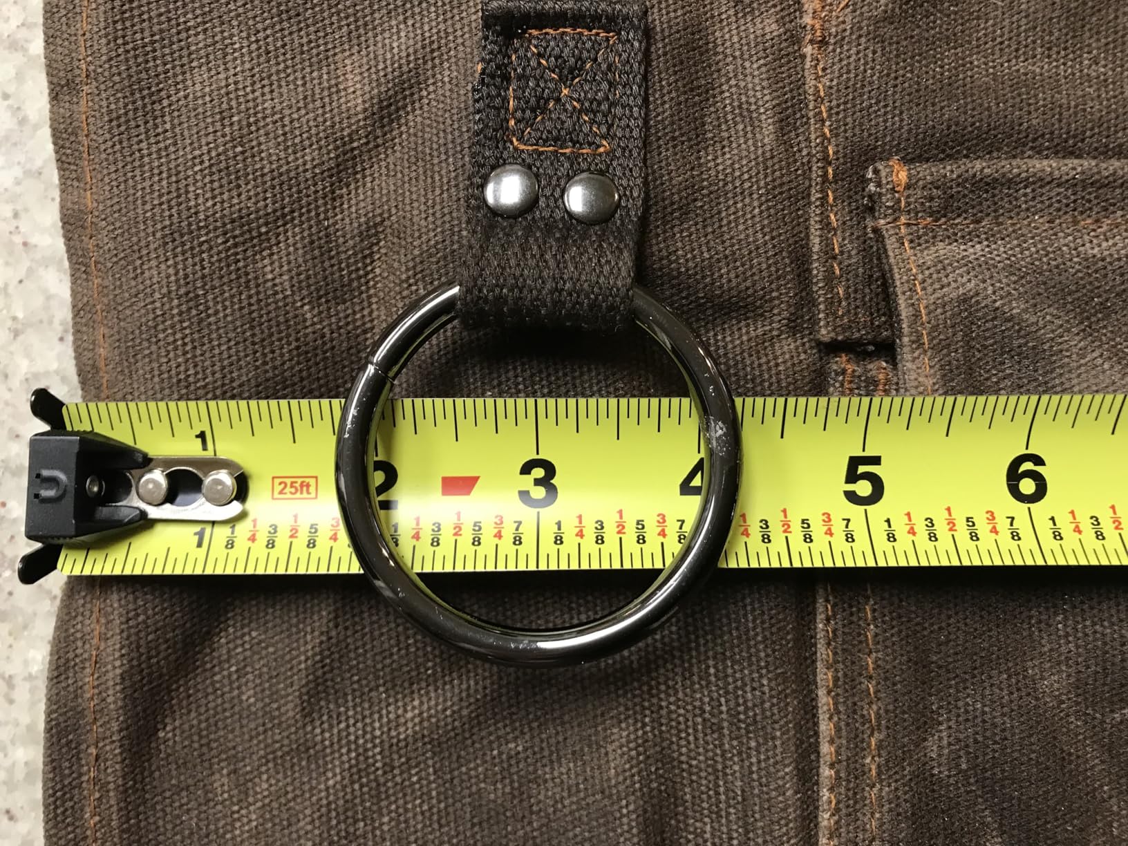ecoZen 16oz Waxed Canvas Work Apron with Pockets - Waterproof, Fully Adjustable to Comfortably Fit Men and Women, 27 x 34 inches, Tough Tool Apron for Lasting Protection - Brown, Size S to XXL customer photo 1