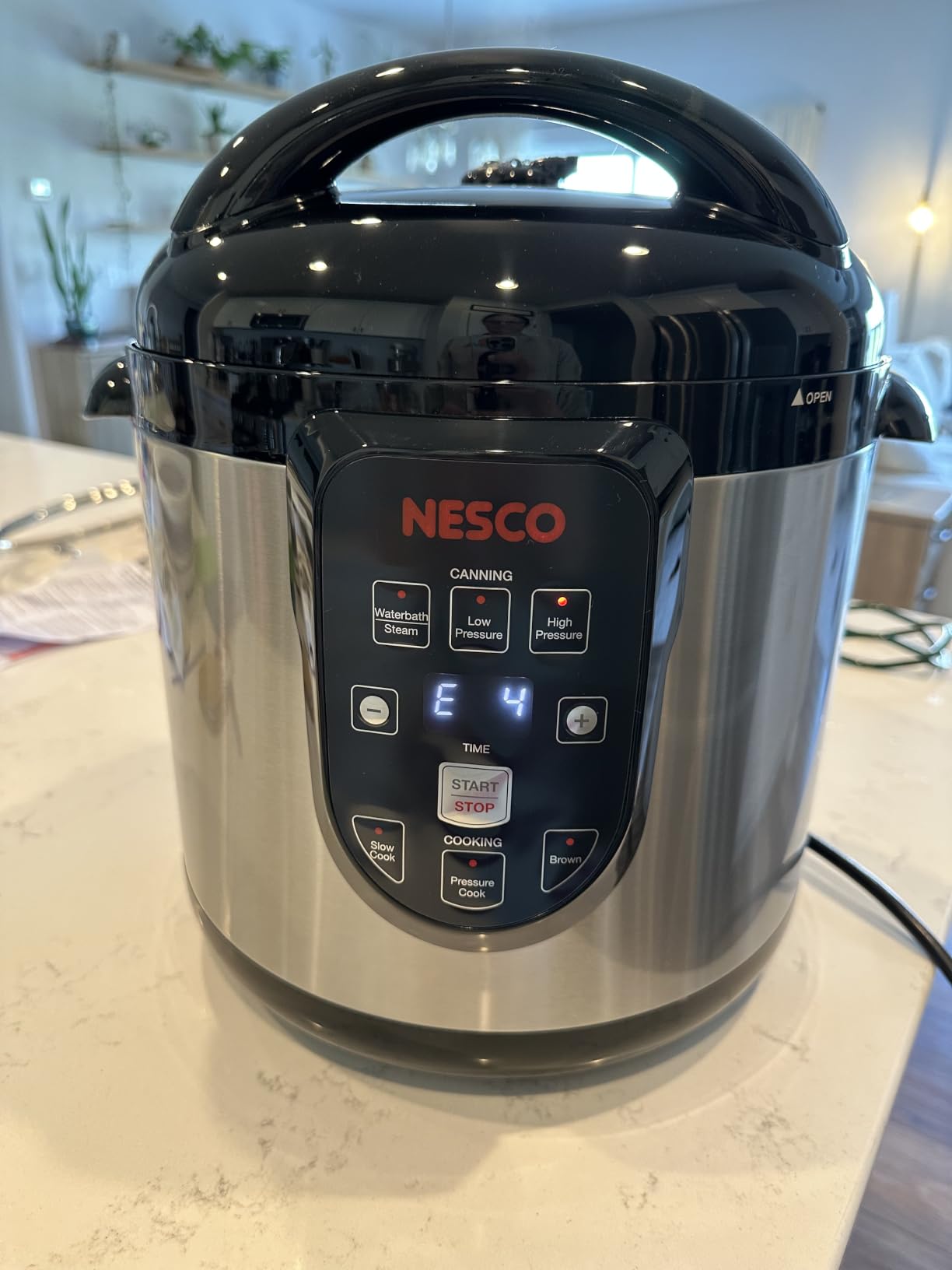 NESCO NPC-9 Smart Electric Pressure Canner and Cooker for Home Food Preservation, 9.5-Quart Stainless Steel customer photo 2