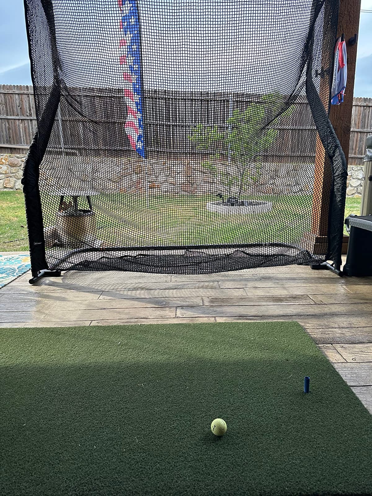 The Net Return Home/Pro Series Golf Net, Multi-Sport, 7x7 ft - 8x7.5 ft, Auto Ball Return, Portable for Indoor/Outdoor customer photo 1