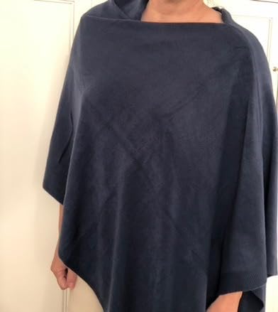 Women Ponchos Sweater Versatile Lightweight Solid Knitted Shawl Wrap Scarf Cape Accessories for Womens customer photo 1