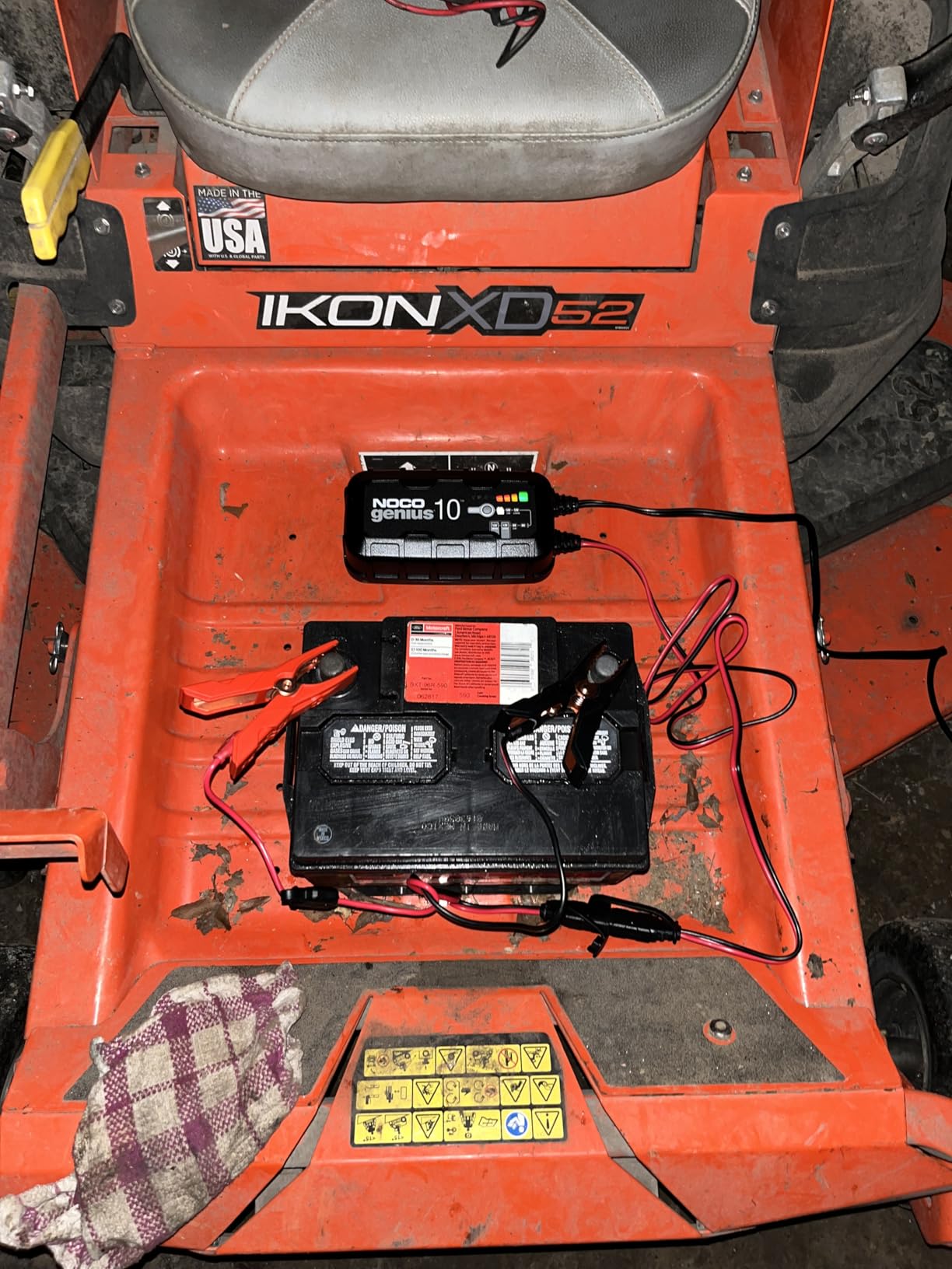 NOCO GENIUS10: 10A 6V/12V Smart Battery Charger - Automatic Maintainer, Trickle Charger & Desulfator with Overcharge Protection & Temperature Compensation customer photo 1