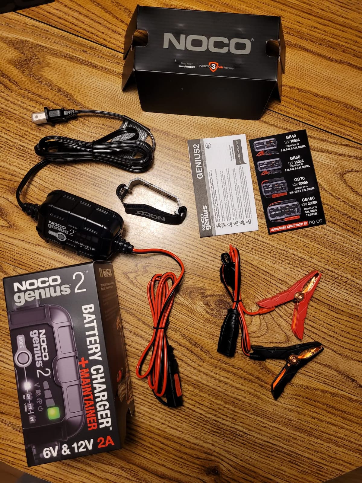 NOCO GENIUS2: 2A 6V/12V Smart Battery Charger - Automatic Maintainer, Trickle Charger & Desulfator with Overcharge Protection & Temperature Compensation customer photo 1