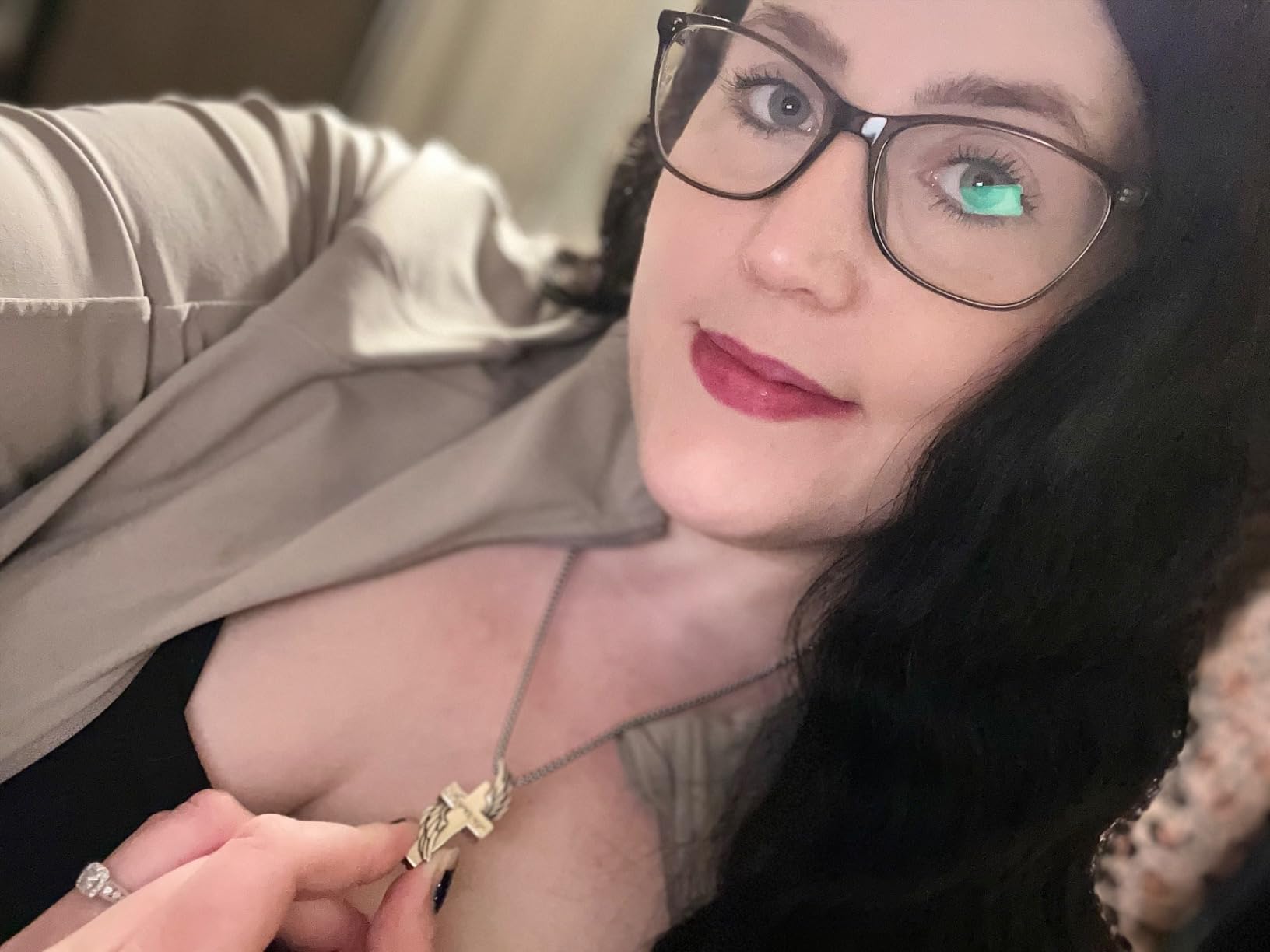 Aniu S925 Sterling Silver Urn Necklace Cremation Jewelry for Ashes customer photo 2