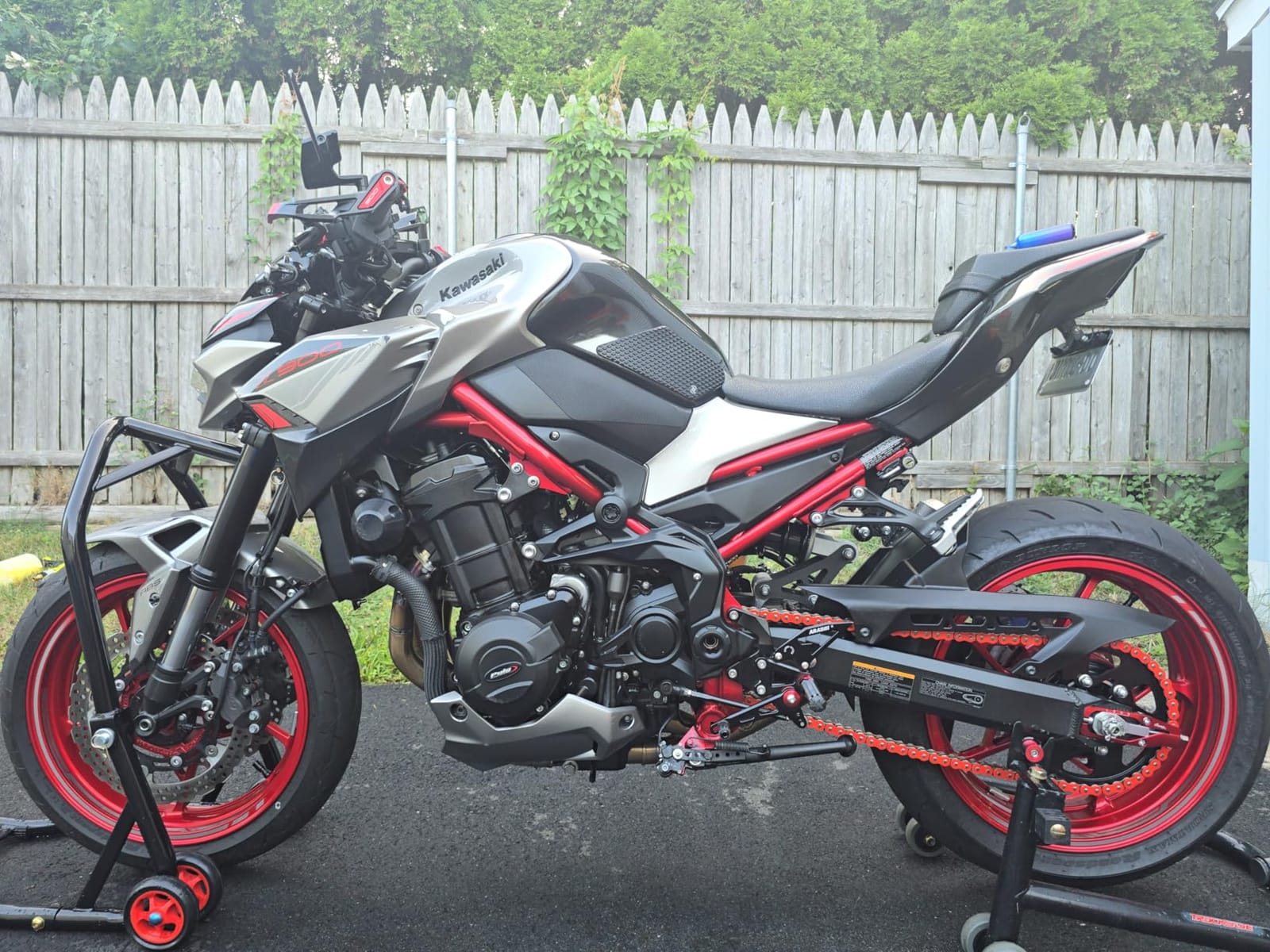 MOTO4U Motorcycle Stand Front Headlift Triple Tree Headlift Front Wheel Lift Stand - Sport Street Bike Motorcycle customer photo 2