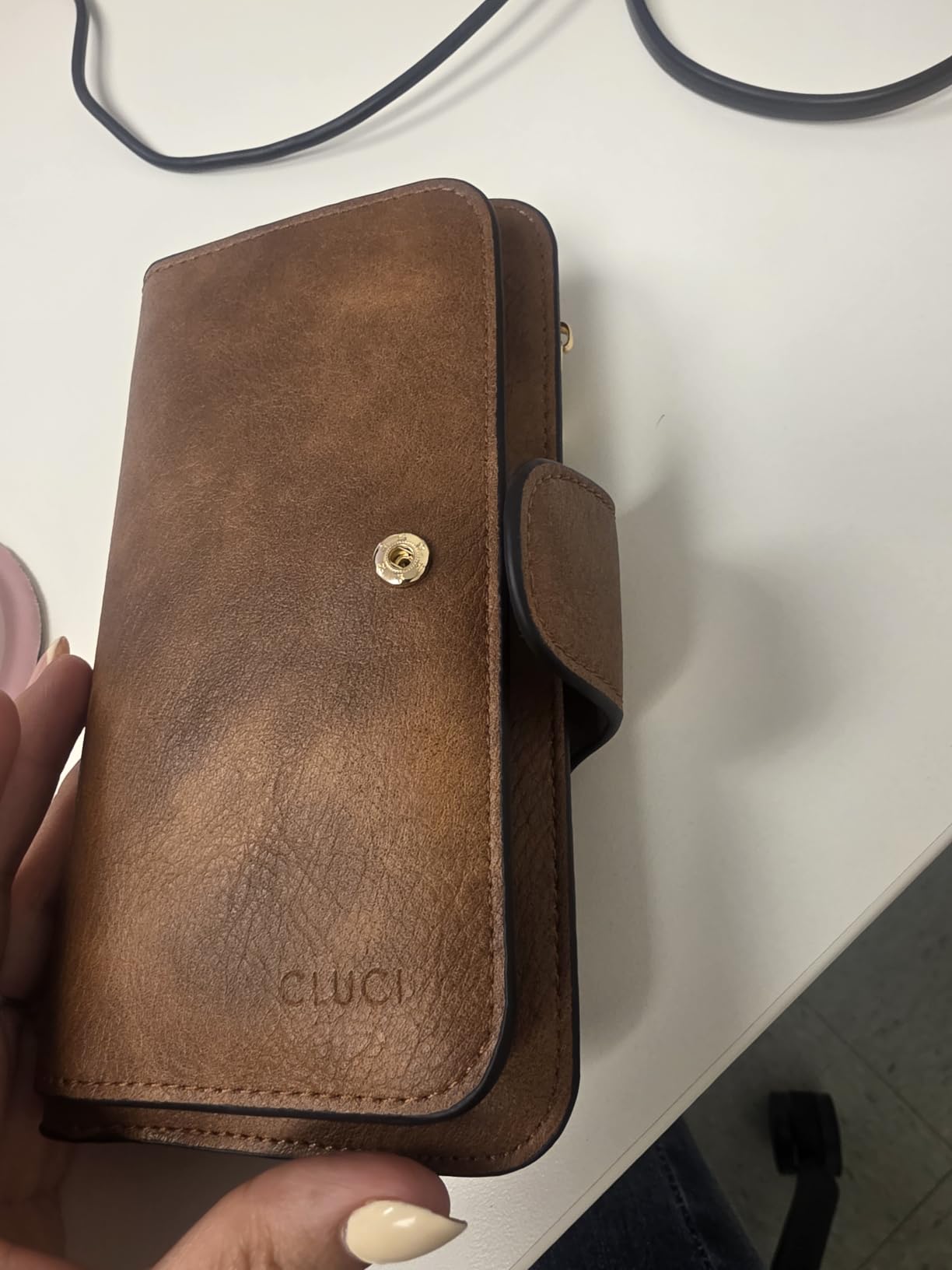 RFID Wallet for Women Bifold Wallet with ID Window customer photo 1