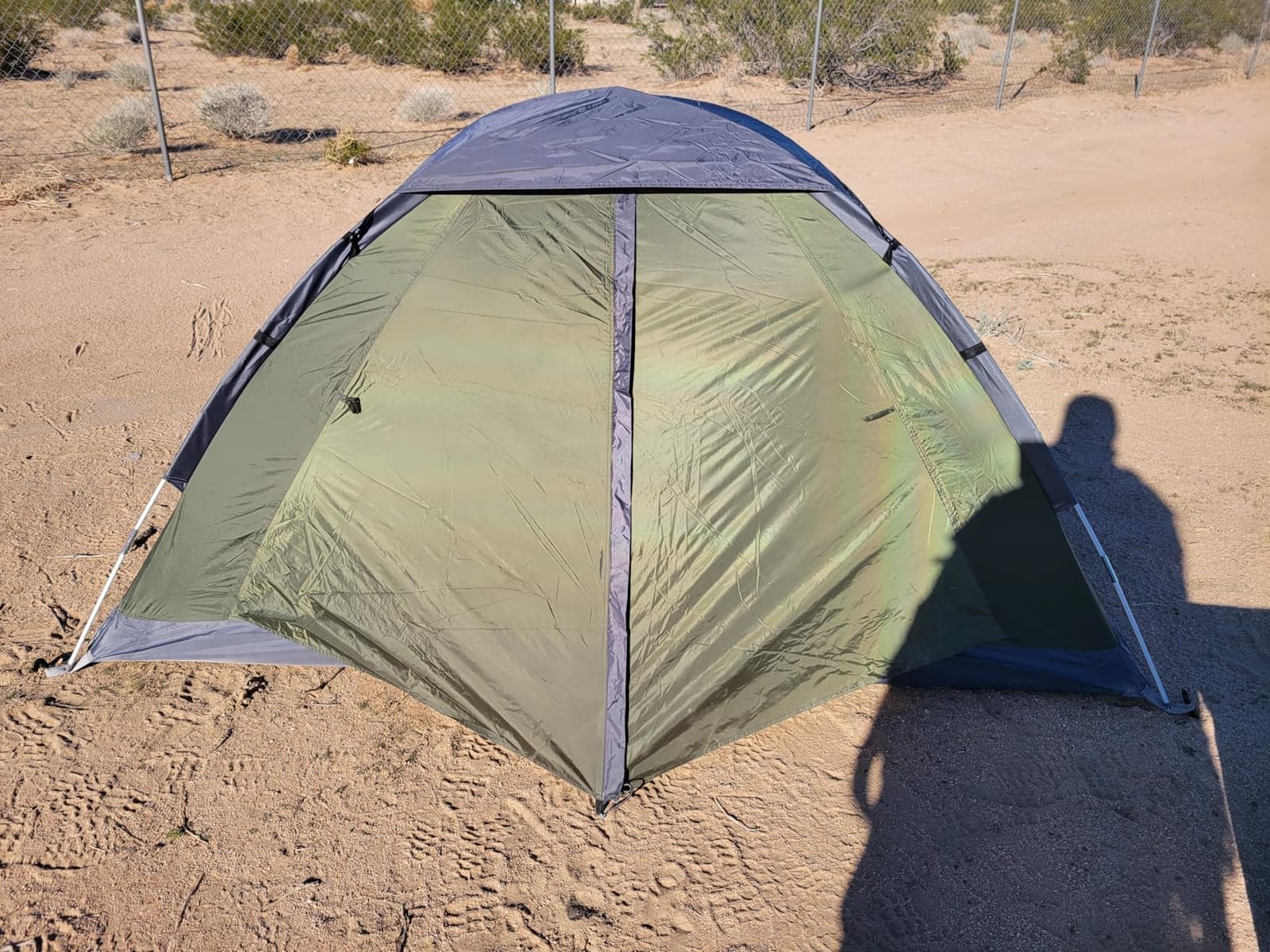 Night Cat Backpacking Tent for One 1 to 2 Persons Lightweight Waterproof Camping Hiking Tent for Adults Kids Scouts Easy Setup Single Layer 2.2x1.2m customer photo 1