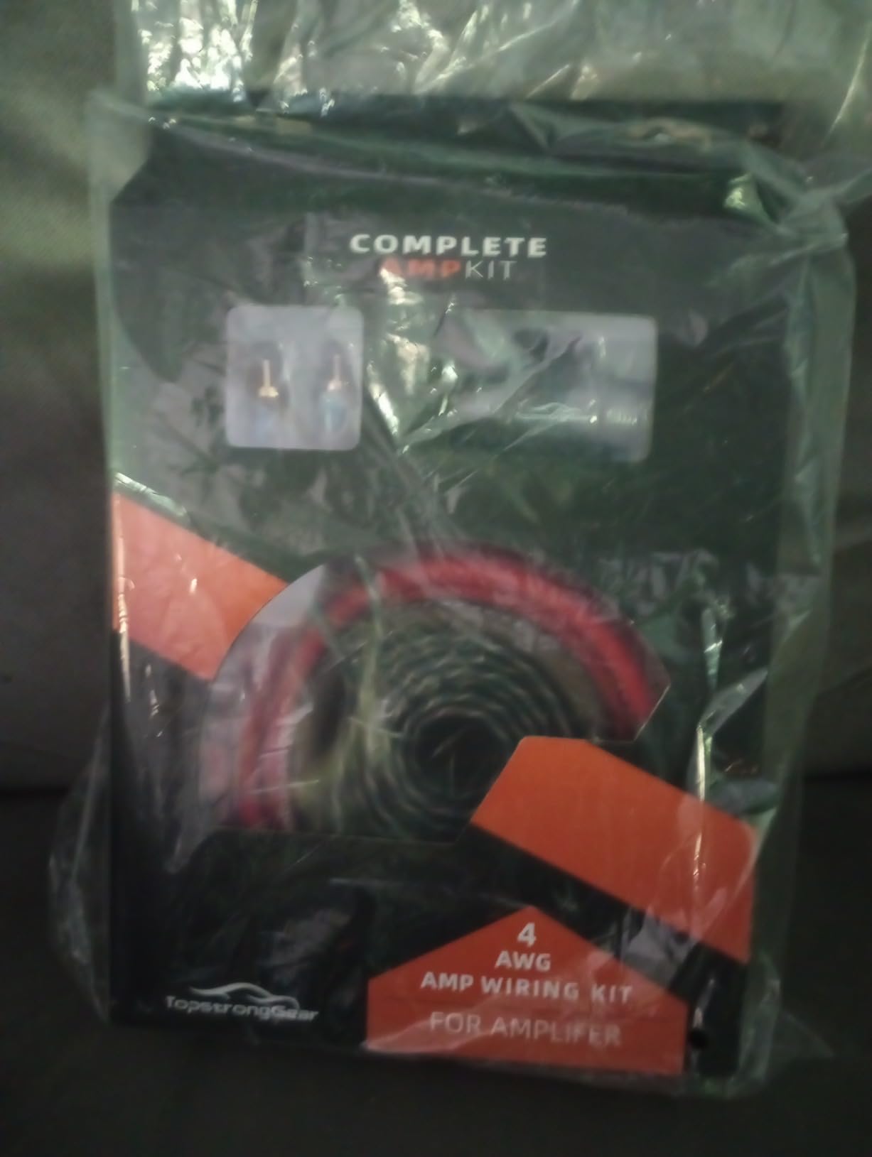 4 Gauge Amp Wire Kit, 4 CCA AWG Amplifier Wiring Kit for Subwoofer Speaker customer photo 1