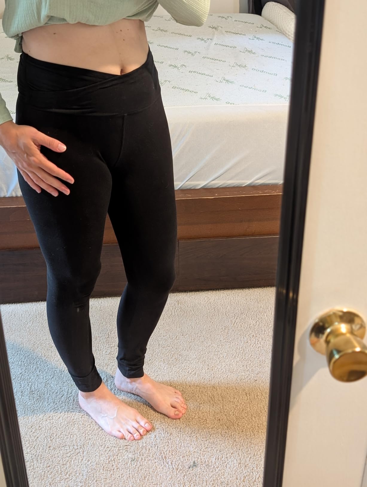 High Waisted Leggings for Women Stretch Tummy Control Workout Running Yoga Pants Reg & Plus Size customer photo 2