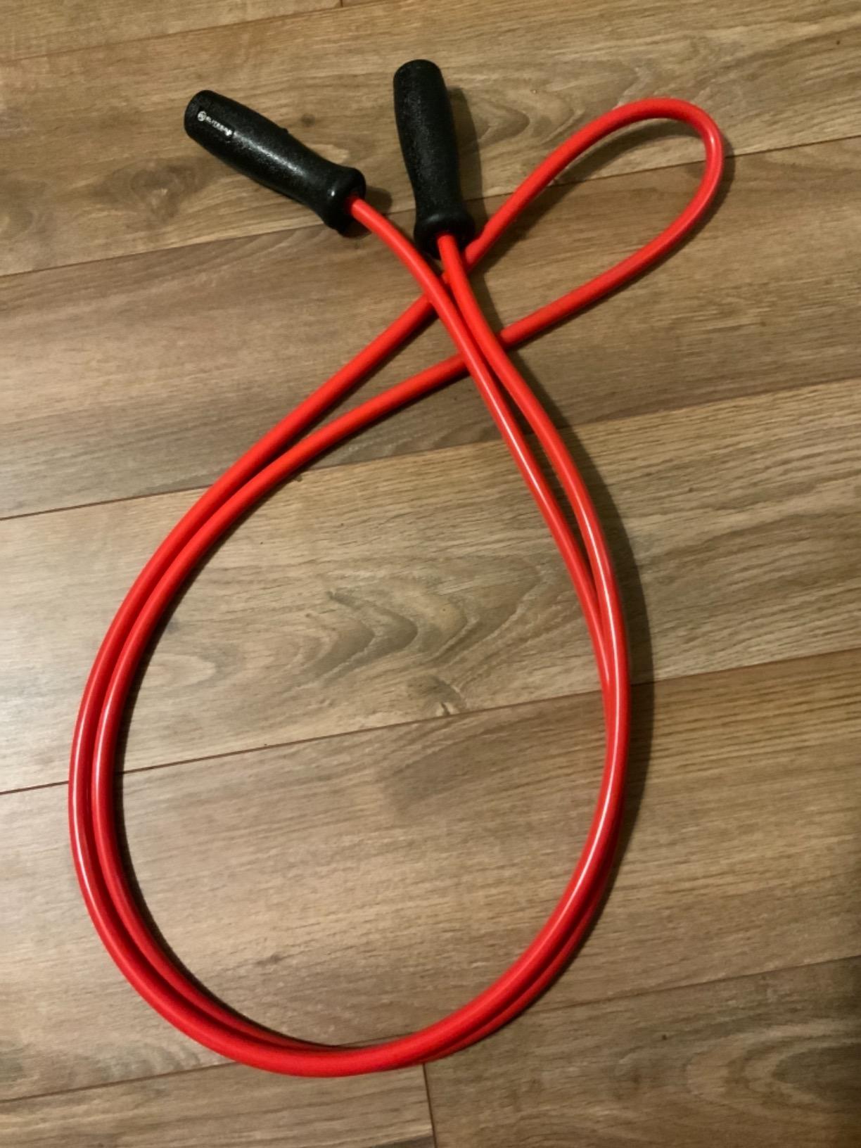 Elite Jumps Muay Thai 2.0 Weighted Jump Rope for MMA, 1.1 lbs, 8 ft | Heavy resistance rope for Muay Thai, MMA and boxing. Ball-bearing handles. Intermediate to advanced. customer photo 2
