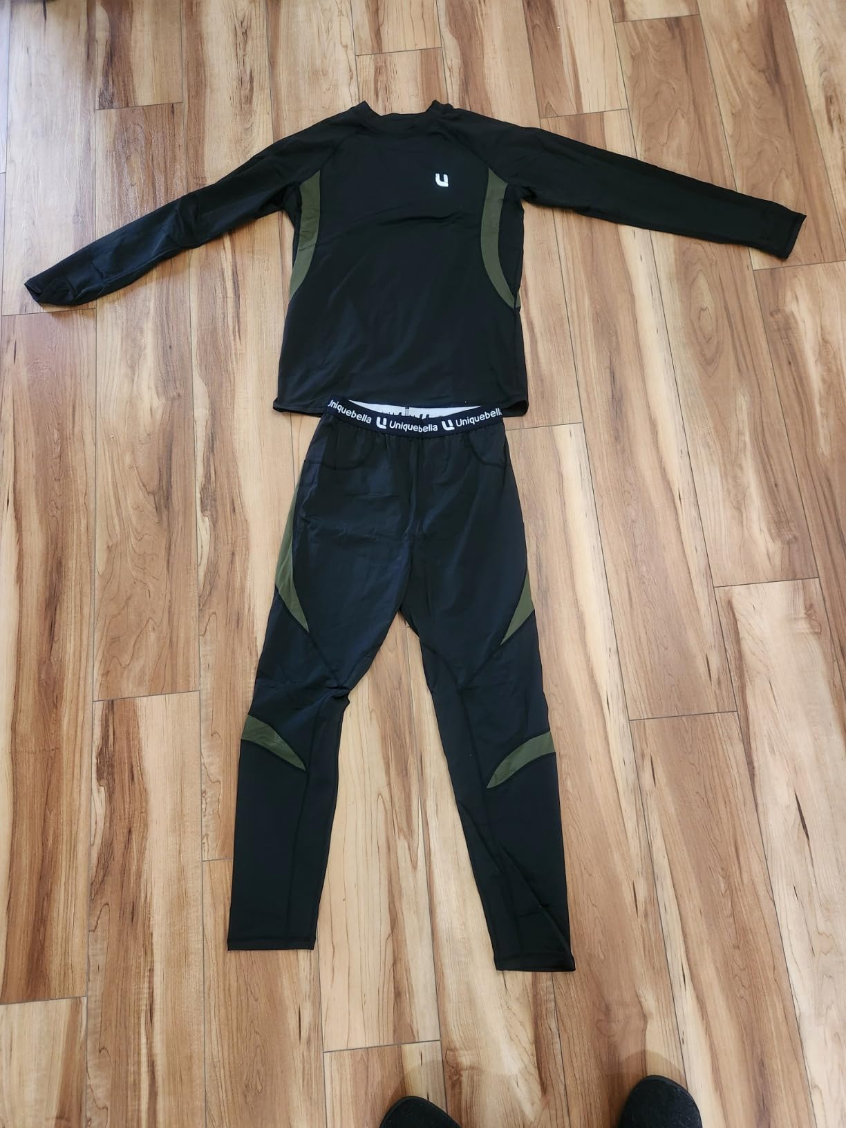 Men's Thermal Underwear Sets Top & Long Johns Fleece Sweat Quick Drying Thermo Base Layer customer photo 2