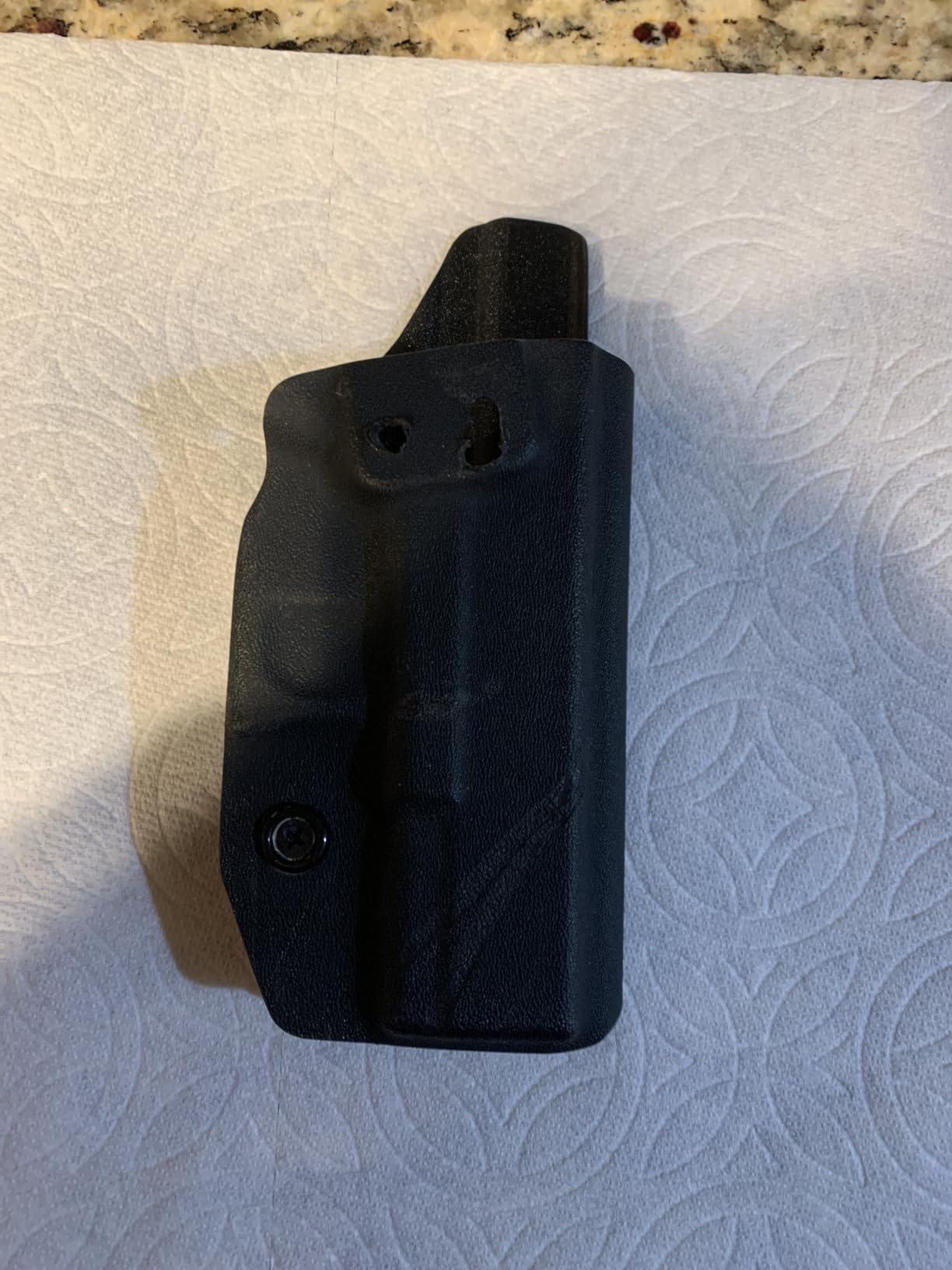 POLE.CRAFT IWB Kydex Holster Custom Fit: Glock 19 19X 25 44 45 (Gen 1 2 3 4 5) & Glock 23 32 (Gen 3 4) - Inside Waistband Carry - Adj. Cant Retention customer photo 1