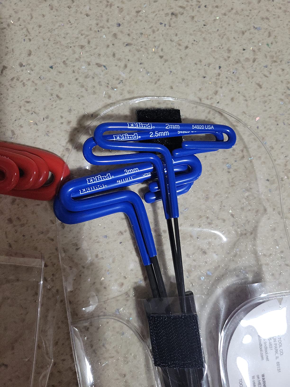 Eklind 50914 Cushion Grip Hex T-Key Set 14 Piece Set - INCH/MM, 9 inch arm customer photo 1