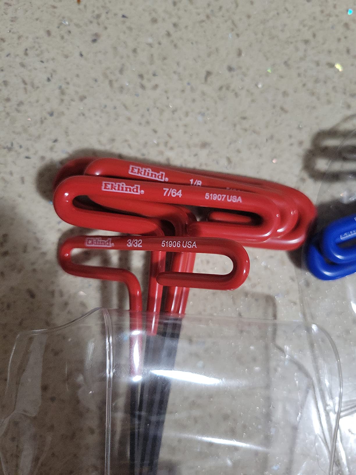 Eklind 50914 Cushion Grip Hex T-Key Set 14 Piece Set - INCH/MM, 9 inch arm customer photo 2
