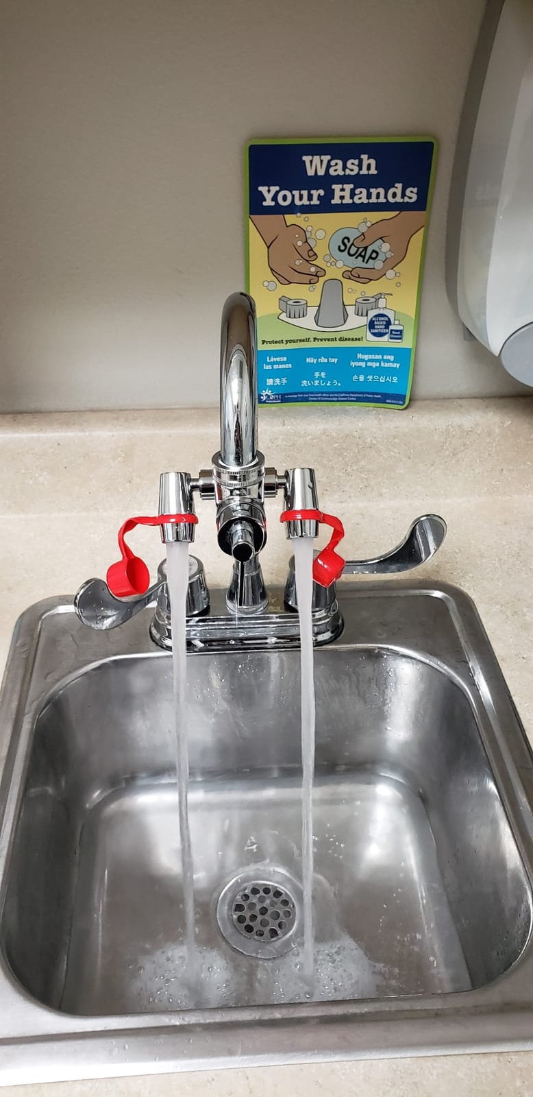Eye Wash Kit, Faucet Mounted Emergency Eye Wash Station - 1 Pack | Easy Install, Fast Activation, Fits Standard Faucets, Continuous Flow, 3 Sink Adapters, 2 Inspection Tags, 1 Emergency Sign customer photo 2