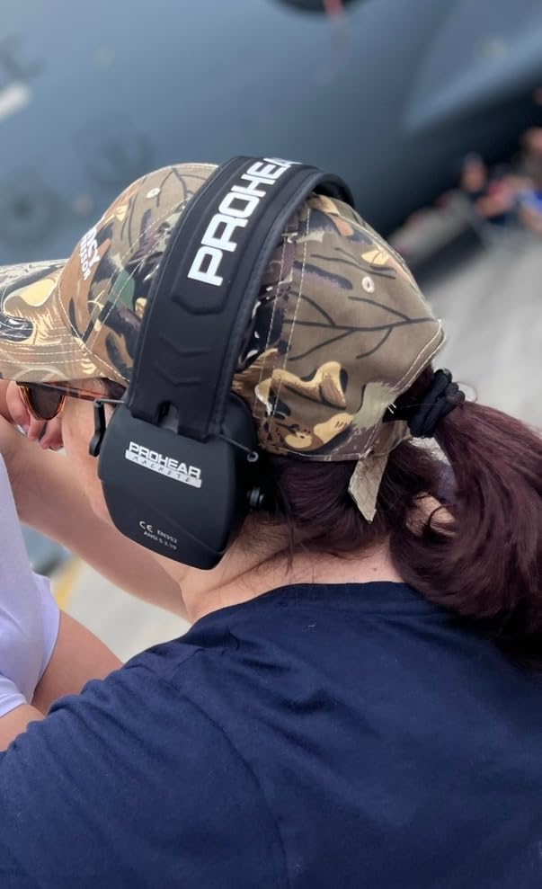 PROHEAR 016 NRR 26dB Shooting Ear Protection, Slim Passive Earmuffs customer photo 1