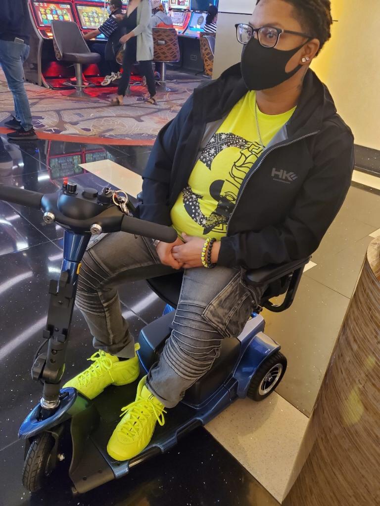 Vive 3 Wheel Mobility Scooter - Electric Powered Mobile Wheelchair Device | For Adults - Folding, Collapsible and Compact for Travel - Long Range Power Extended Battery with Charger and Basket Included customer photo 2