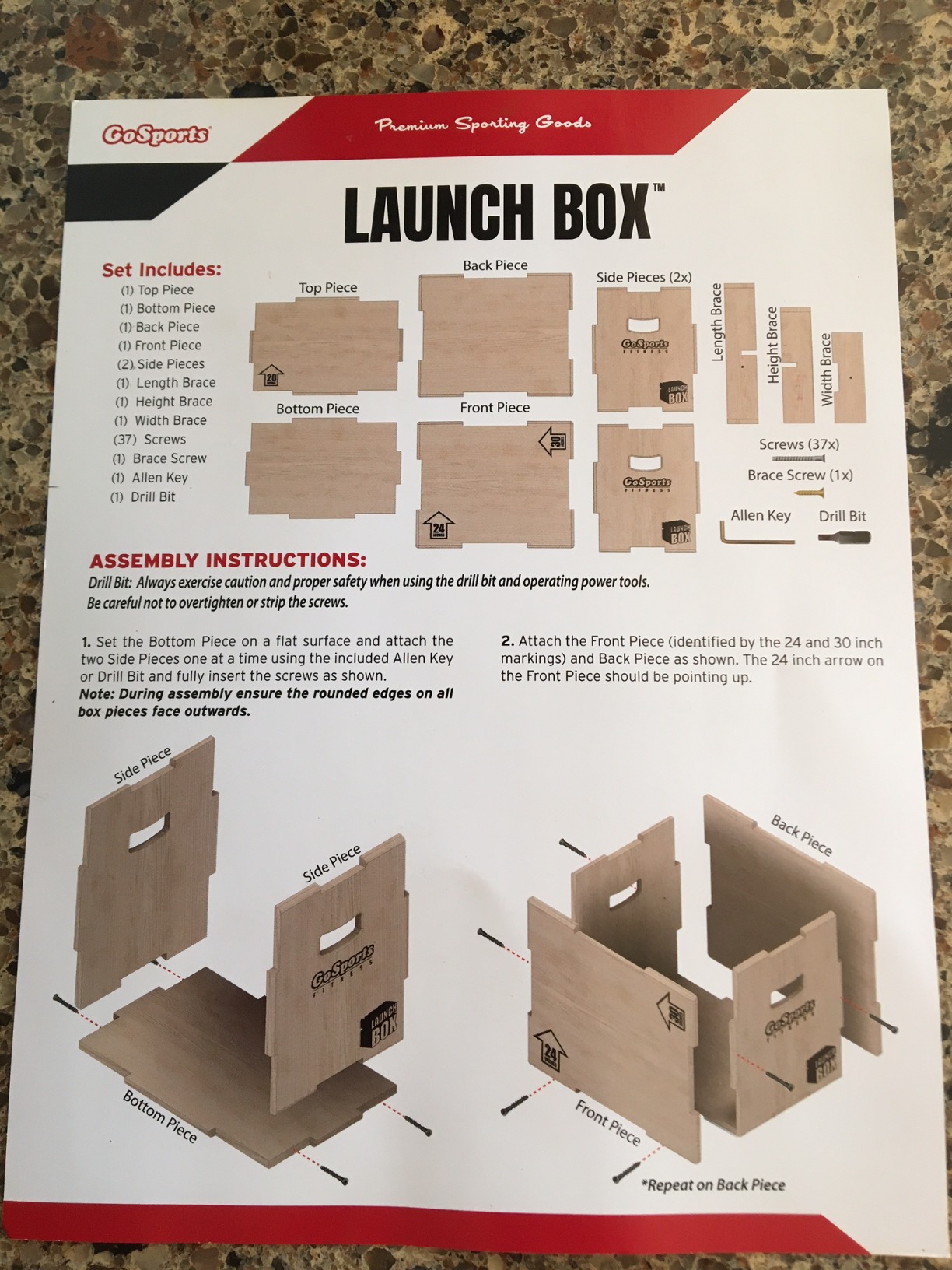 GoSports Fitness 3-in-1 Plyo Jump Box - Small, Standard, or XL - Launch Box Exercises for All Skill Levels customer photo 1
