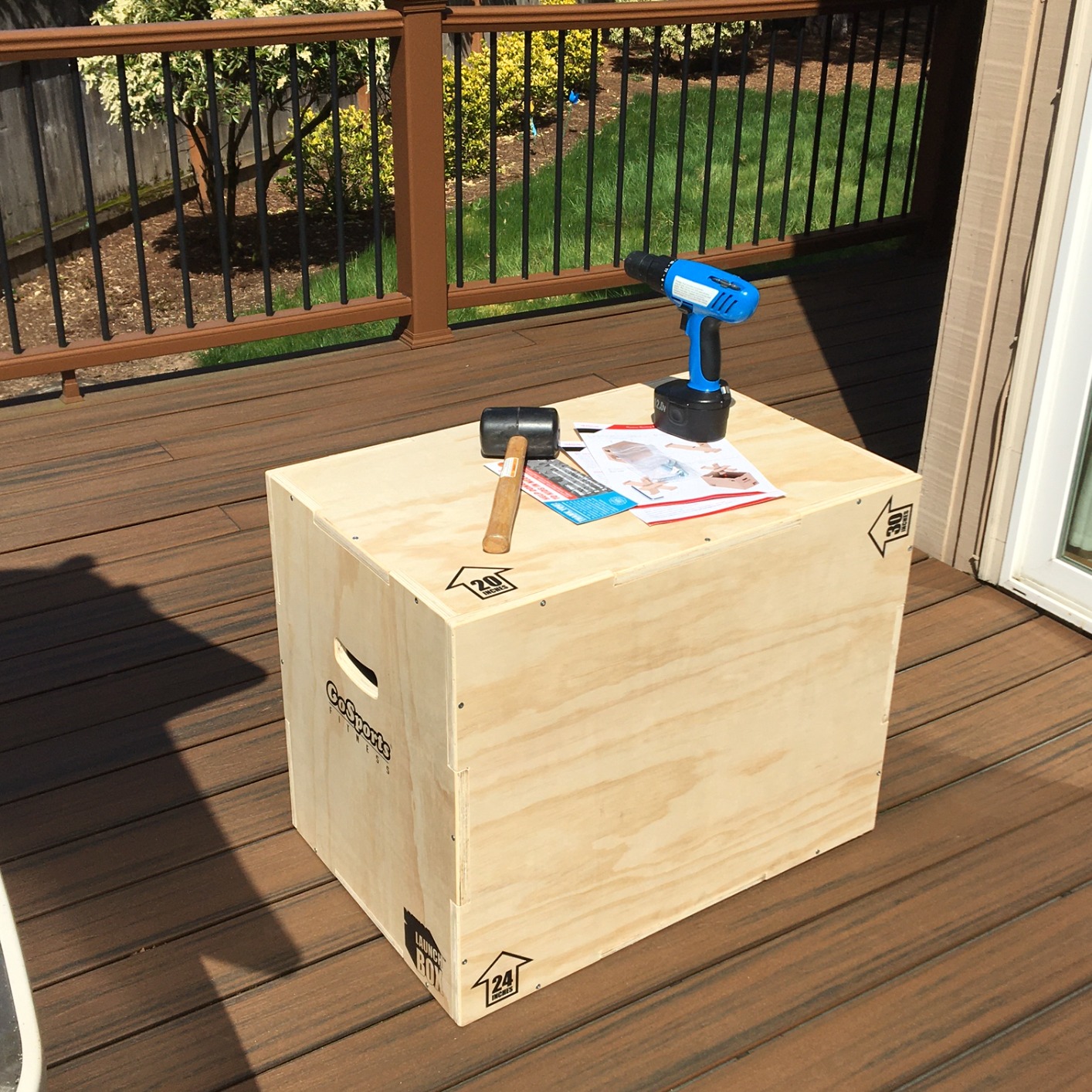 GoSports Fitness 3-in-1 Plyo Jump Box - Small, Standard, or XL - Launch Box Exercises for All Skill Levels customer photo 2
