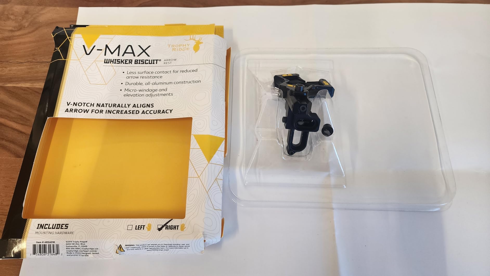 Trophy Ridge Whisker Biscuit V Max Archery Arrow Rest customer photo 2