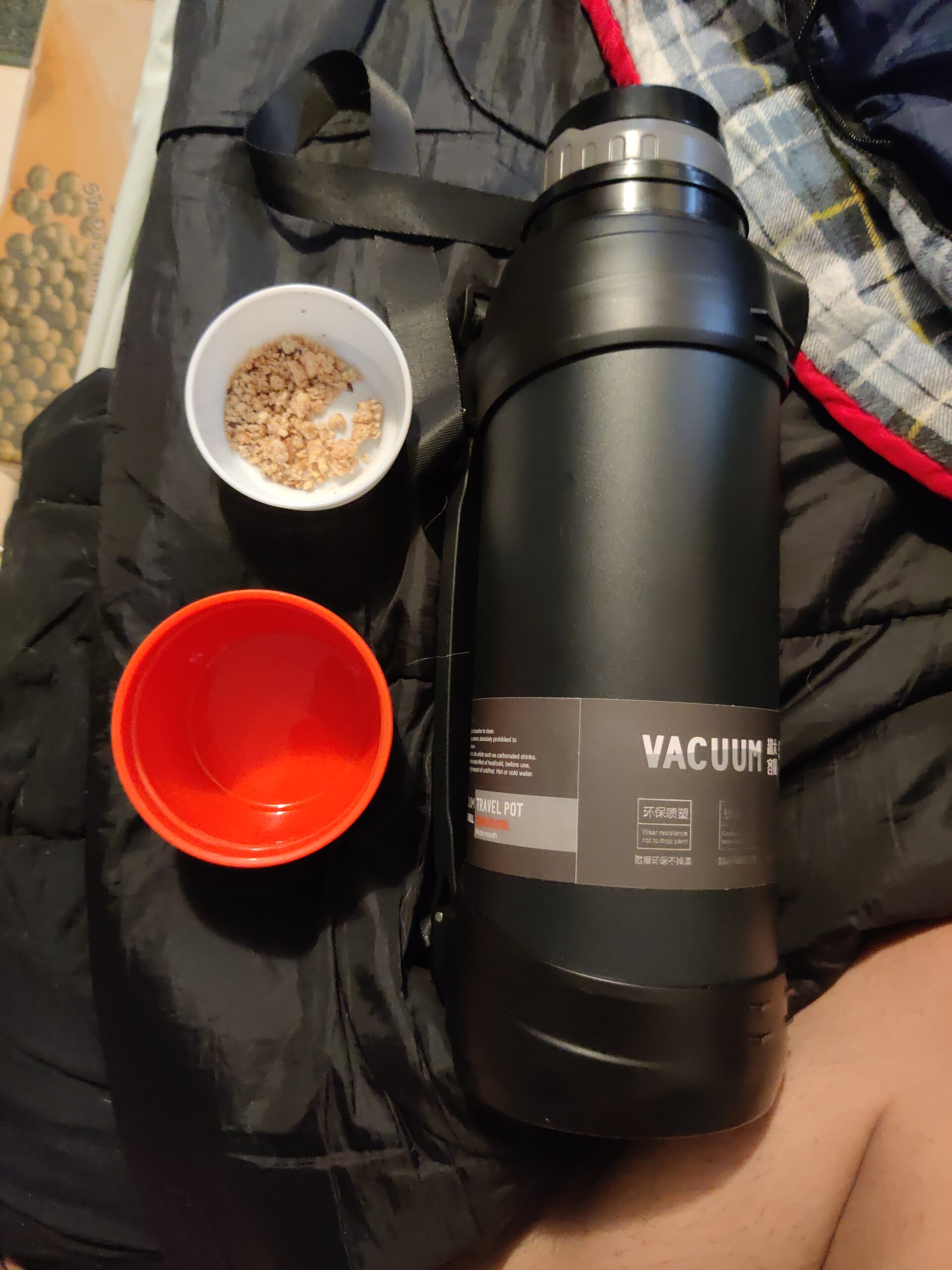 85oz Large Coffee Thermoses for Travel - Insulated Water Jug Classic Vacuum Bottle with Plastic Cup - Stainless Steel Thermos customer photo 2