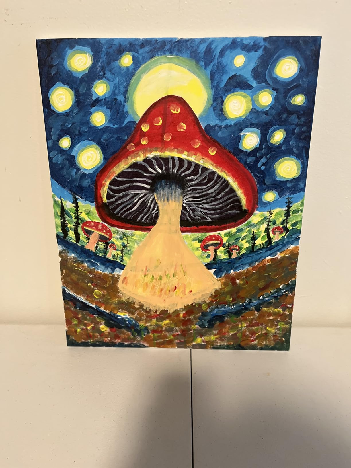 Shuttle Art Acrylic Paint, 36 Colors Acrylic Paint Set with Brushes & Palette, 2oz/60ml Bottles, Rich Pigments Non-toxic for Artists Kids & Adults, Painting on Canvas Rocks Ceramic Wood customer photo 2
